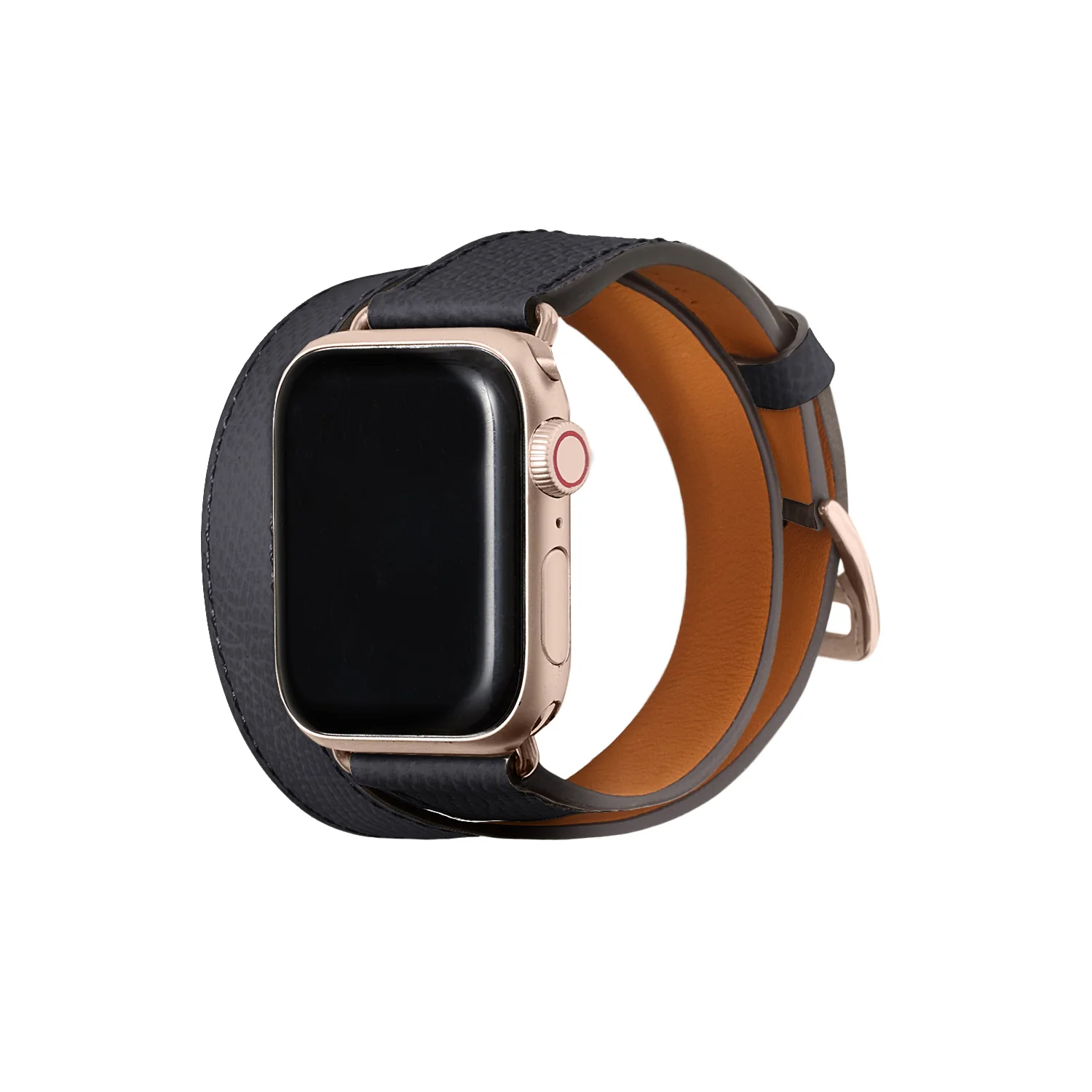 Double Tour Apple Watch Band Nobile Leather (Gold Adapter) - Image 3