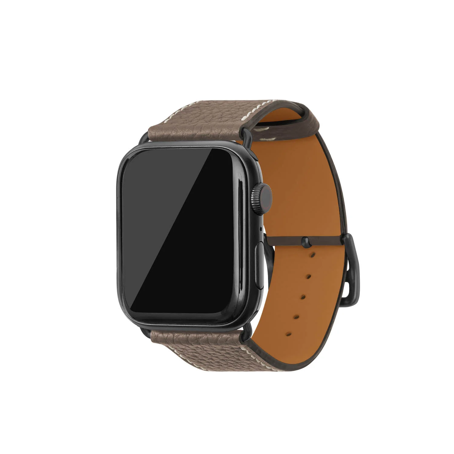 Apple Watch Band Shrink Leather (Black Adapter) - Image 3