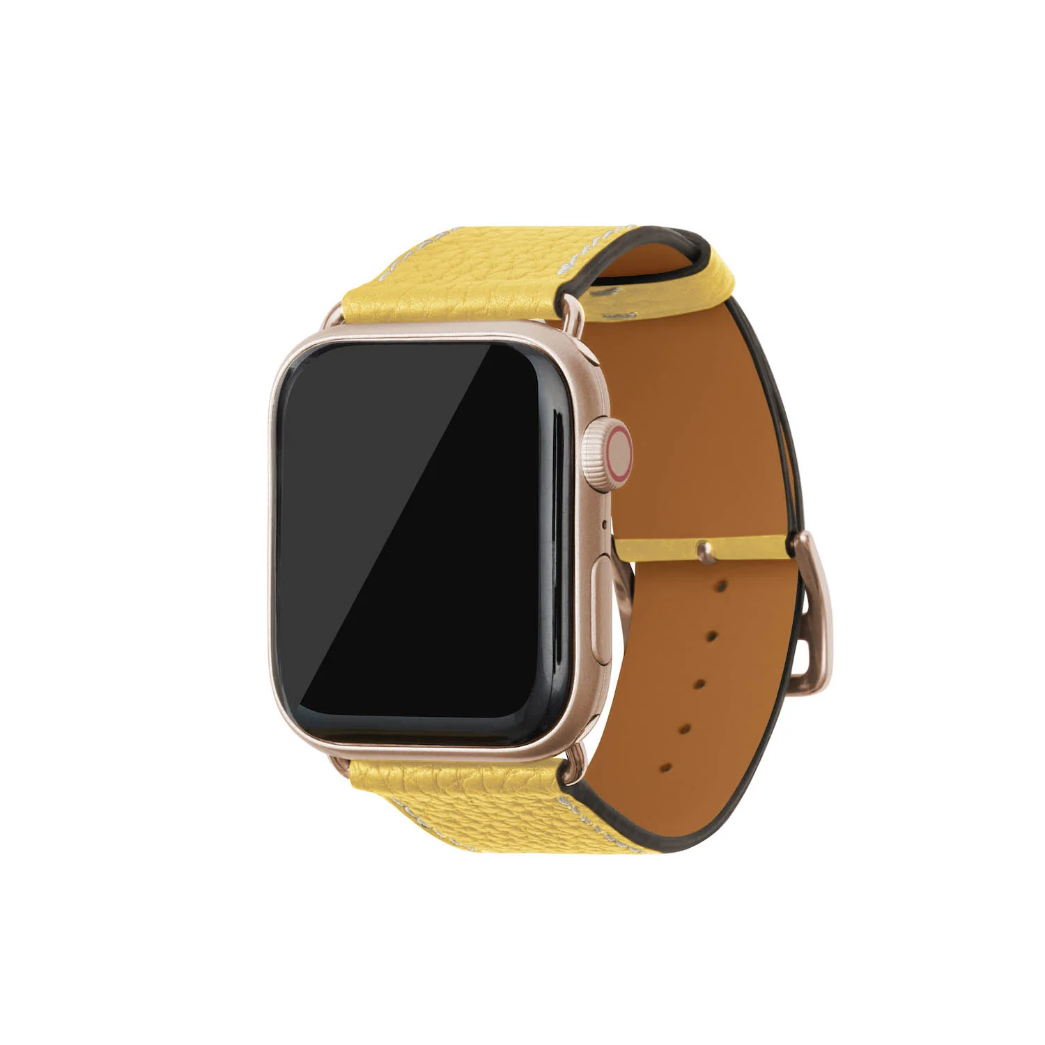 Apple Watch Band Shrink Leather (Gold Adapter) - Image 15