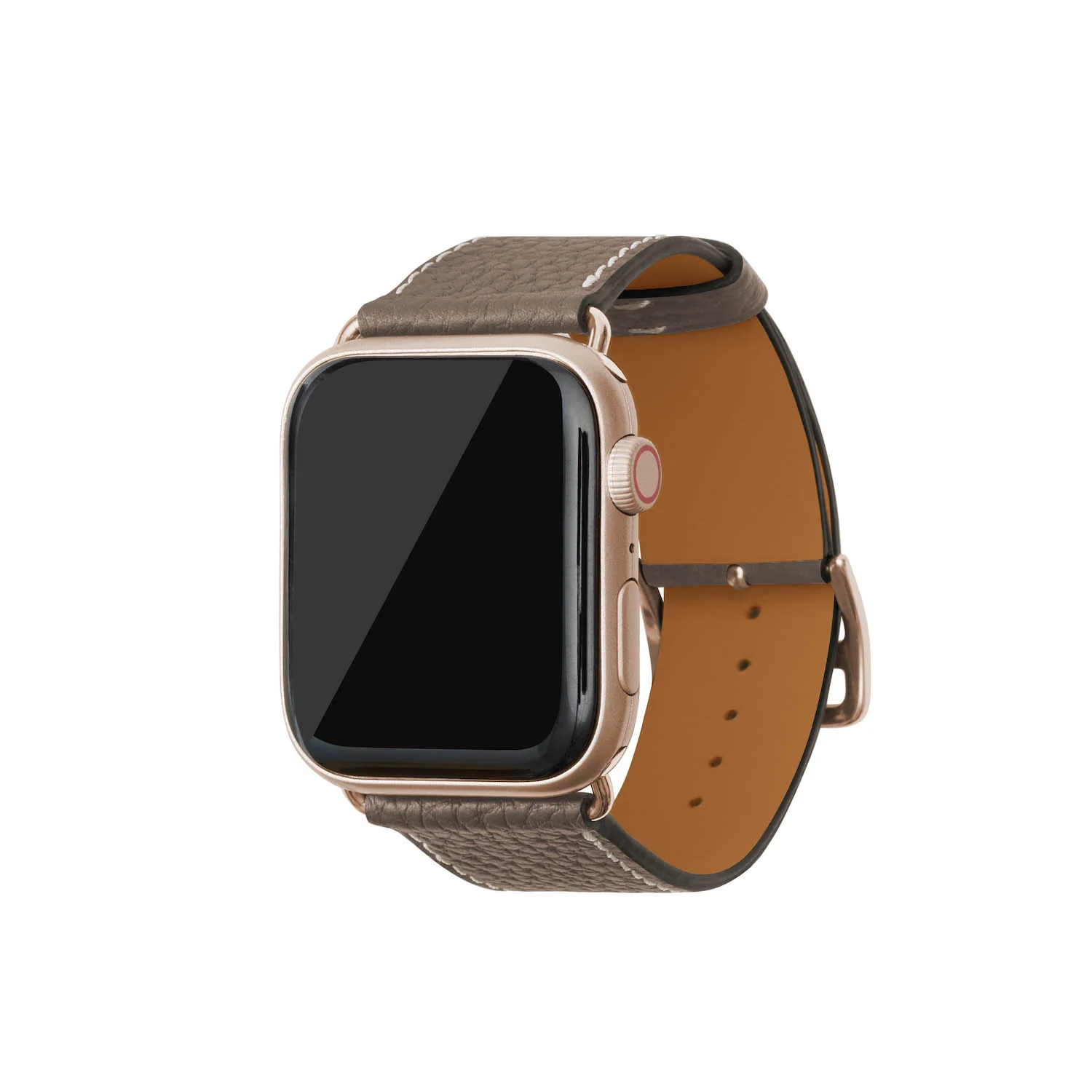 Apple Watch Band Shrink Leather (Gold Adapter) - Image 3