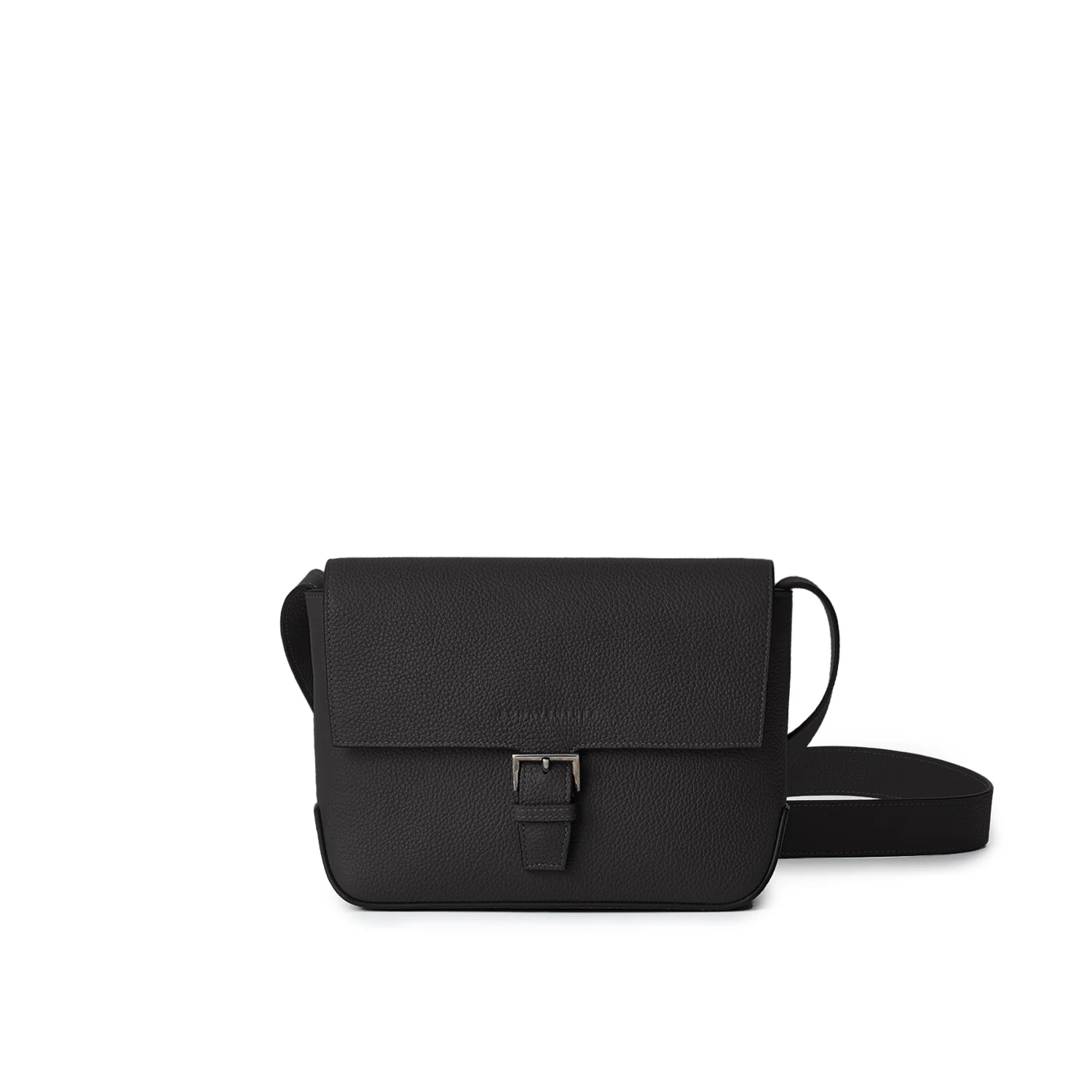 Gino Crossbody Bag with Flap Shrink Leather - Image 4