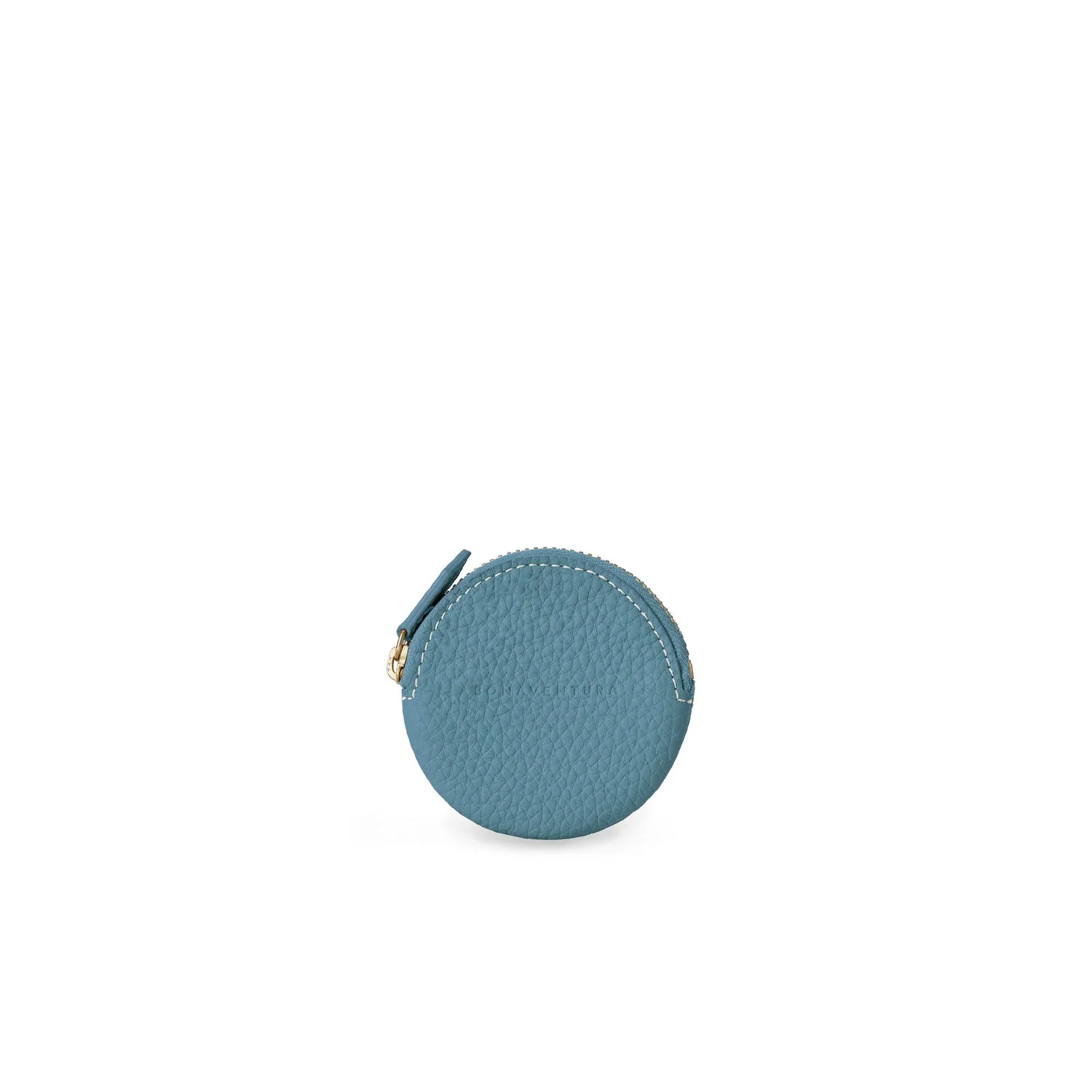 Round Coin Case Shrink Leather - Image 14