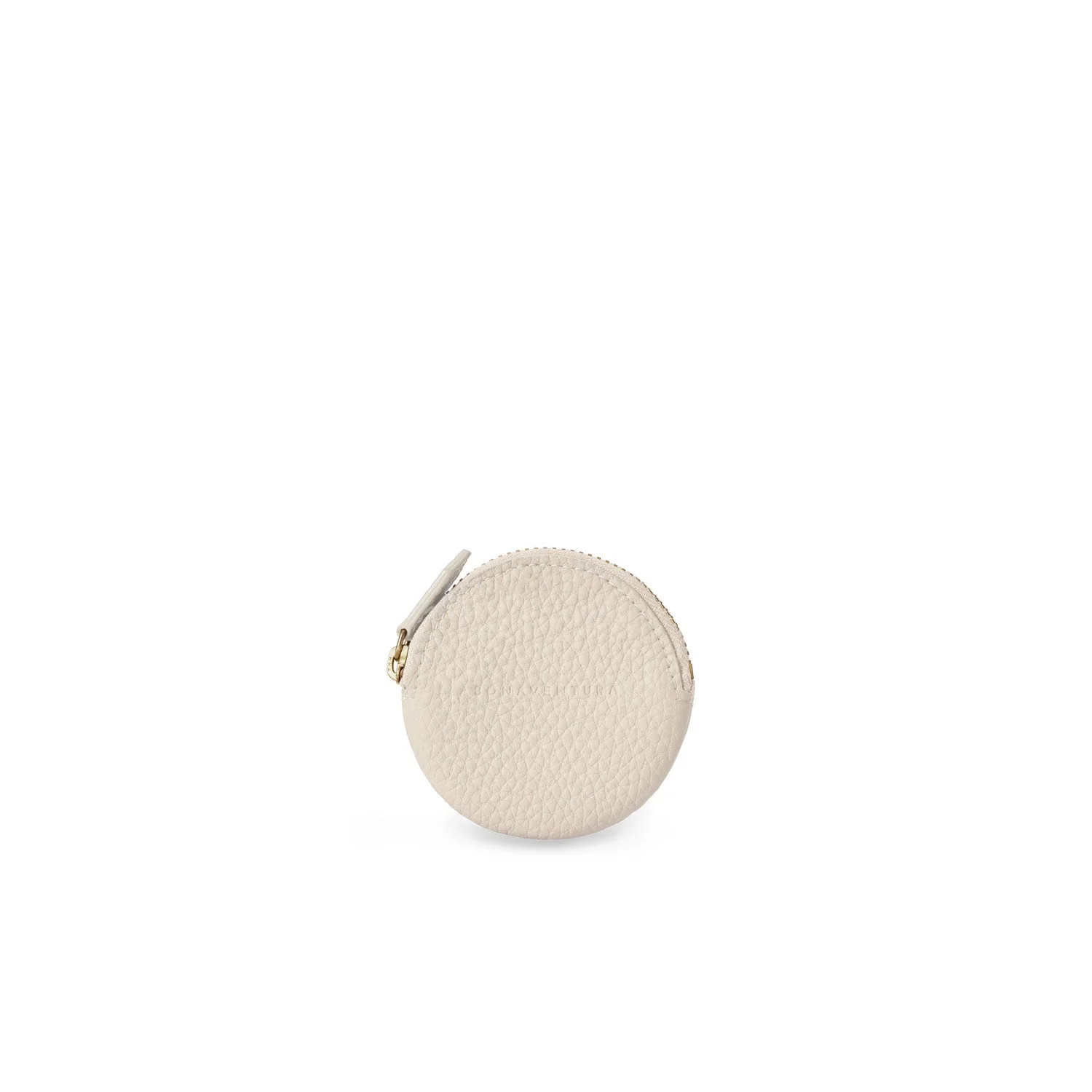 Round Coin Case Shrink Leather - Image 5
