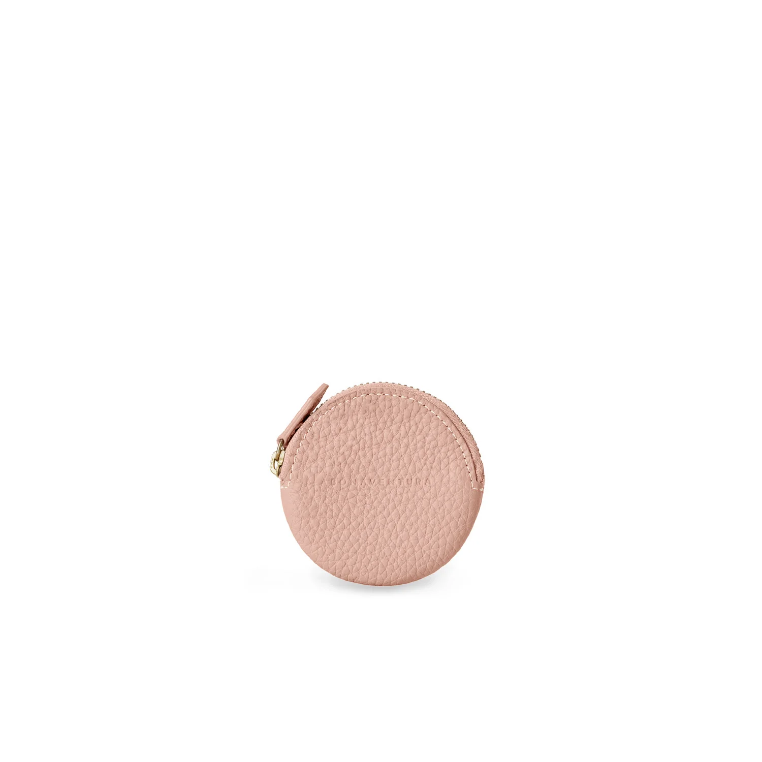 Round Coin Case Shrink Leather - Image 7