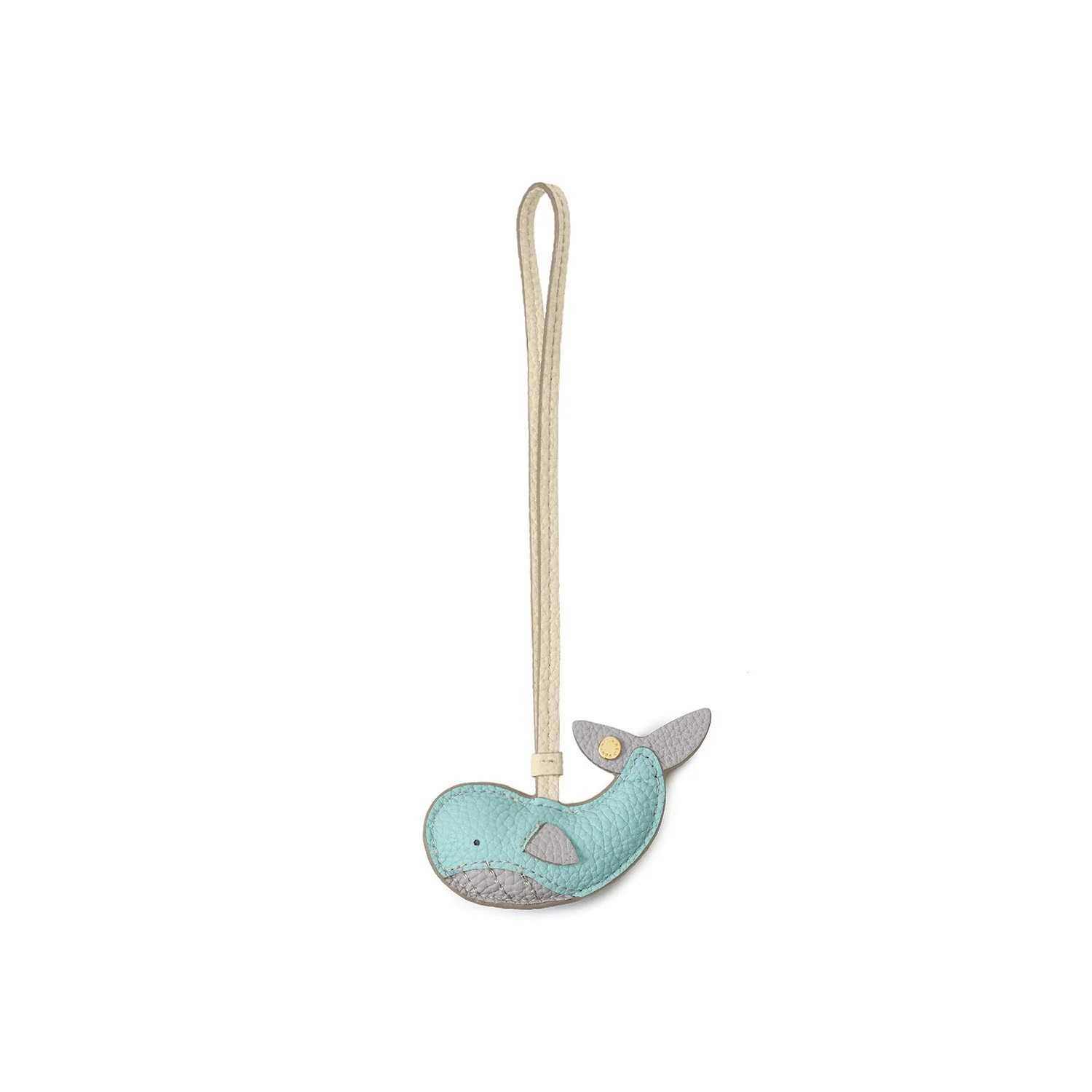 Animal Charm Whale Shrink Leather