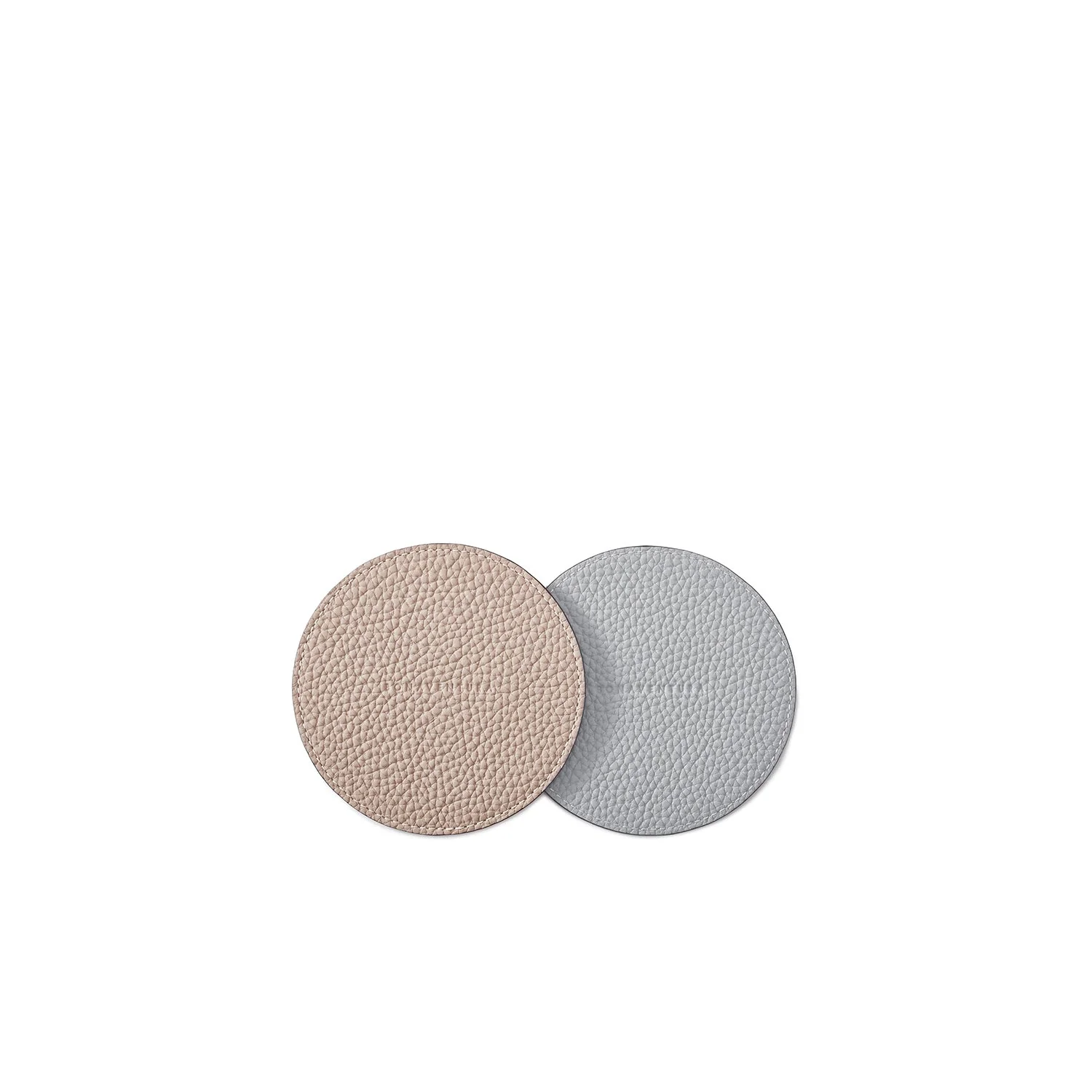 Reversible Round Coaster Set Shrink Leather - Image 6