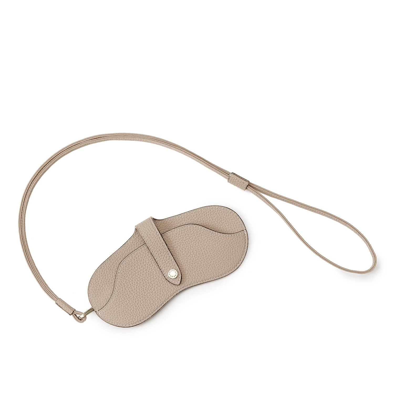 Eyeglass Case with Strap Shrink Leather - Image 2