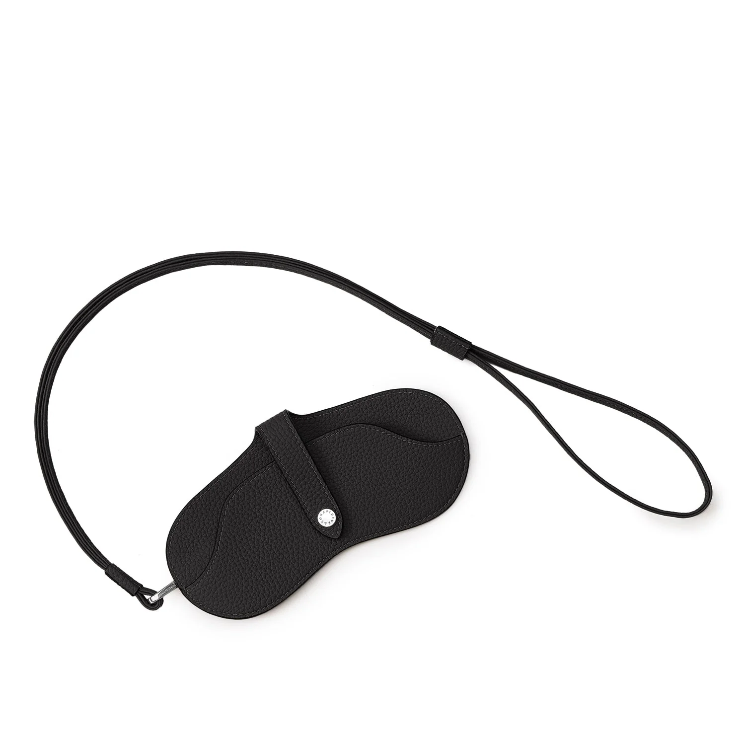 Eyeglass Case with Strap Shrink Leather - Image 3