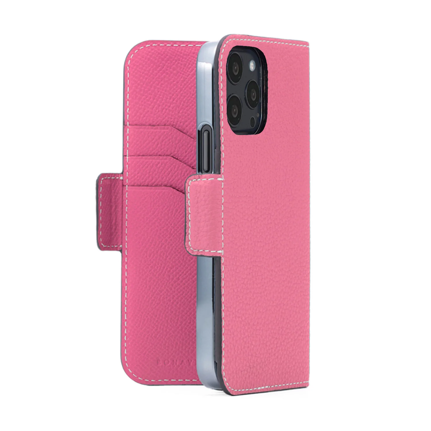iPhone 13 Pro Stand Diary Case Shrink Leather - Image 2
