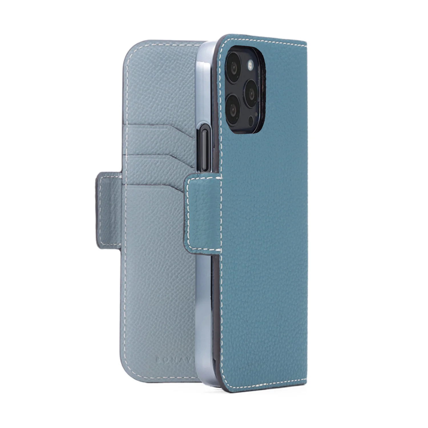 iPhone 13 Pro Stand Diary Case Shrink Leather - Image 3