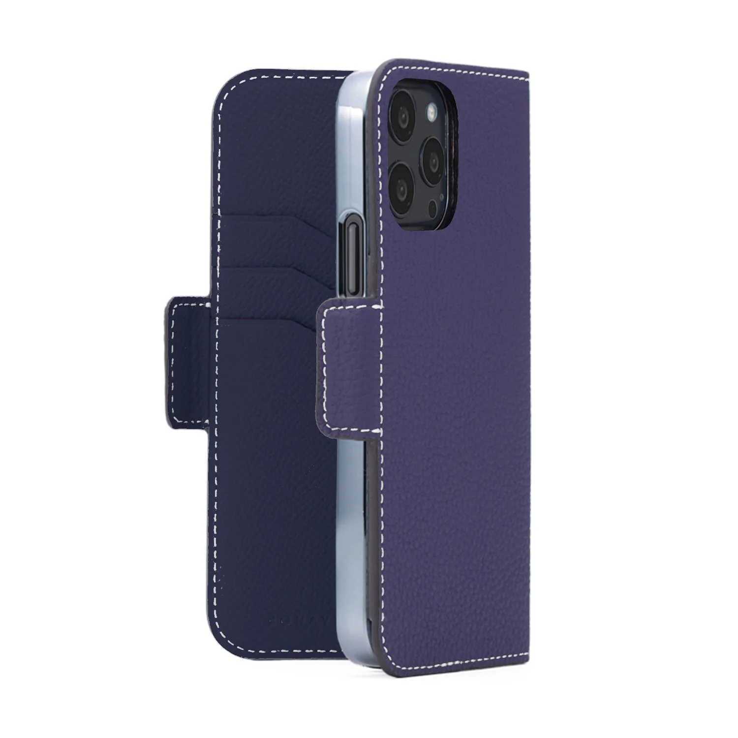 iPhone 13 Pro Stand Diary Case Shrink Leather - Image 4