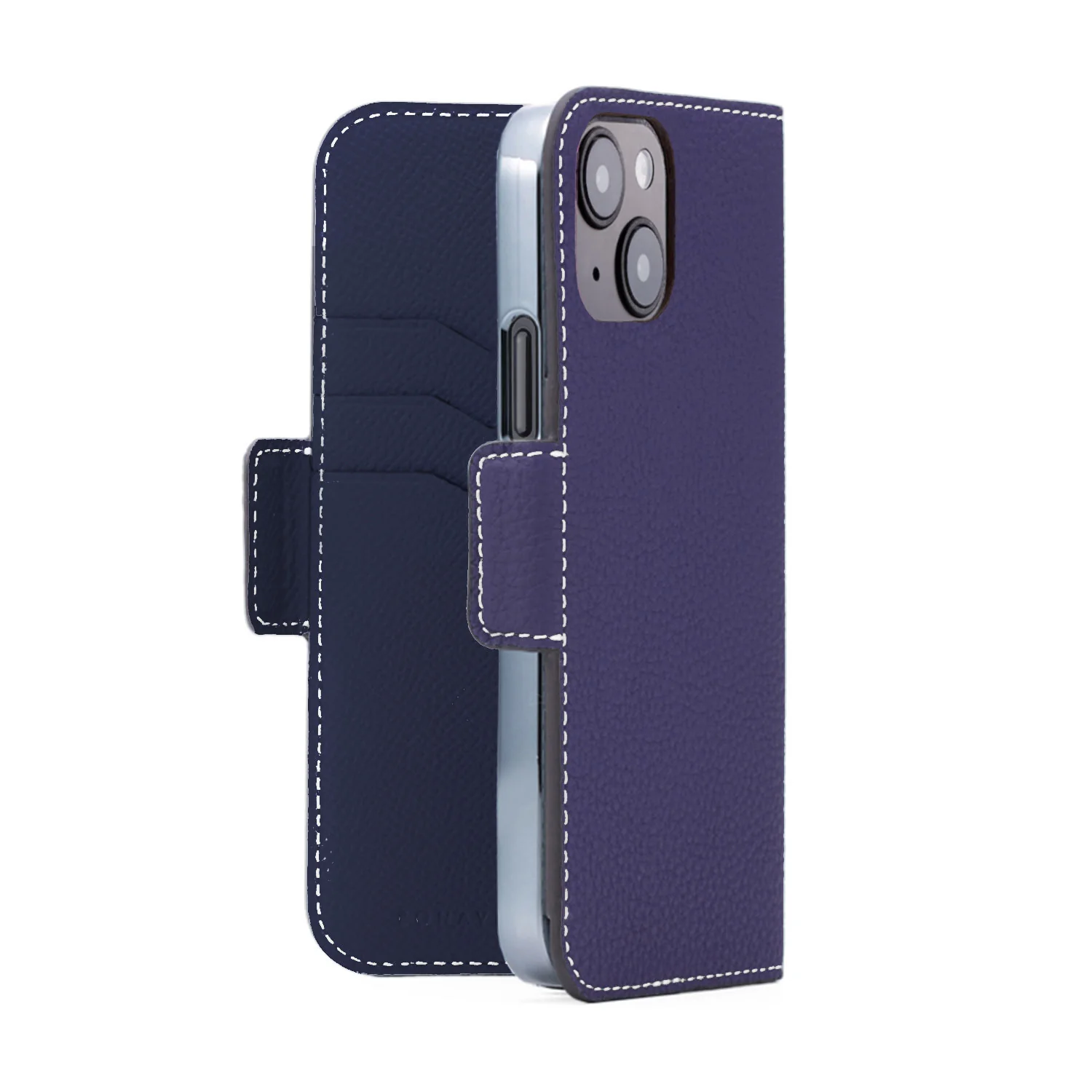 iPhone 14 Stand Diary Case Shrink Leather - Image 4
