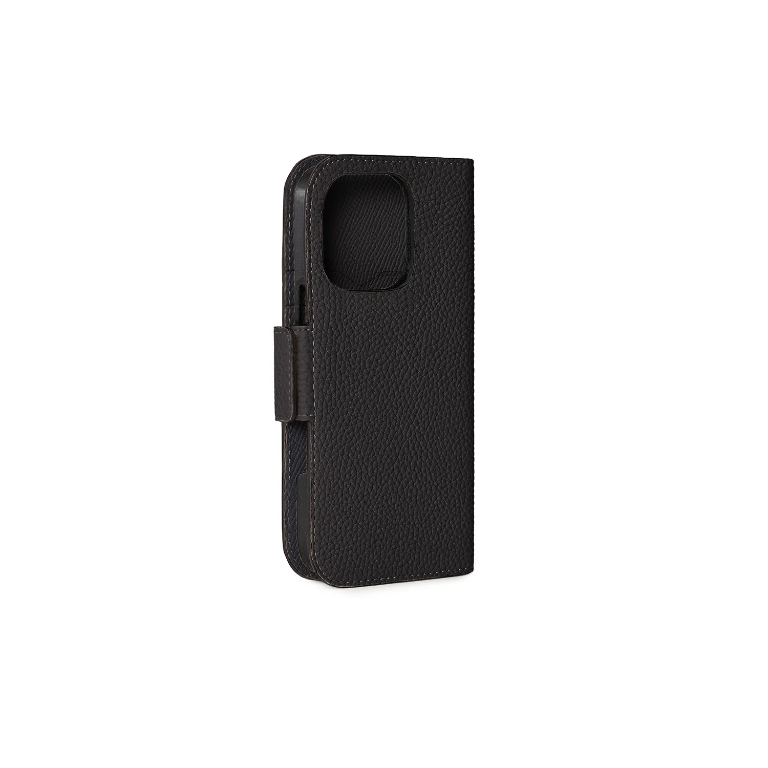 iPhone 16 Pro Stand Diary Case Shrink Leather - Image 2