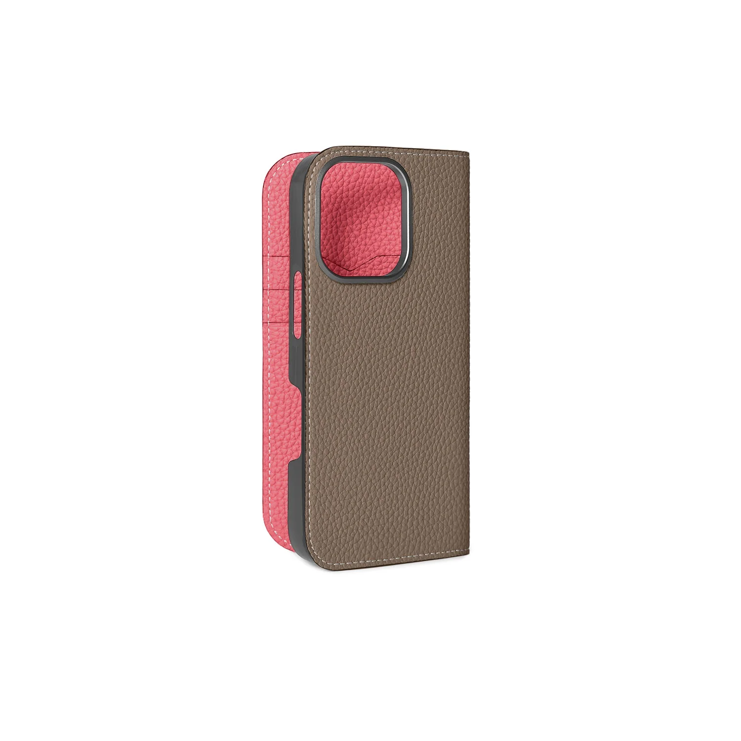 iPhone 16 Pro Diary Case Shrink Leather - Image 4