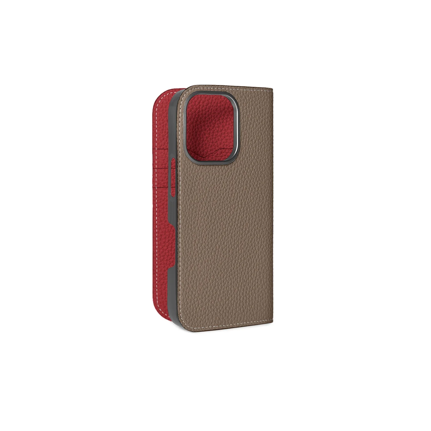iPhone 16 Pro Diary Case Shrink Leather - Image 24