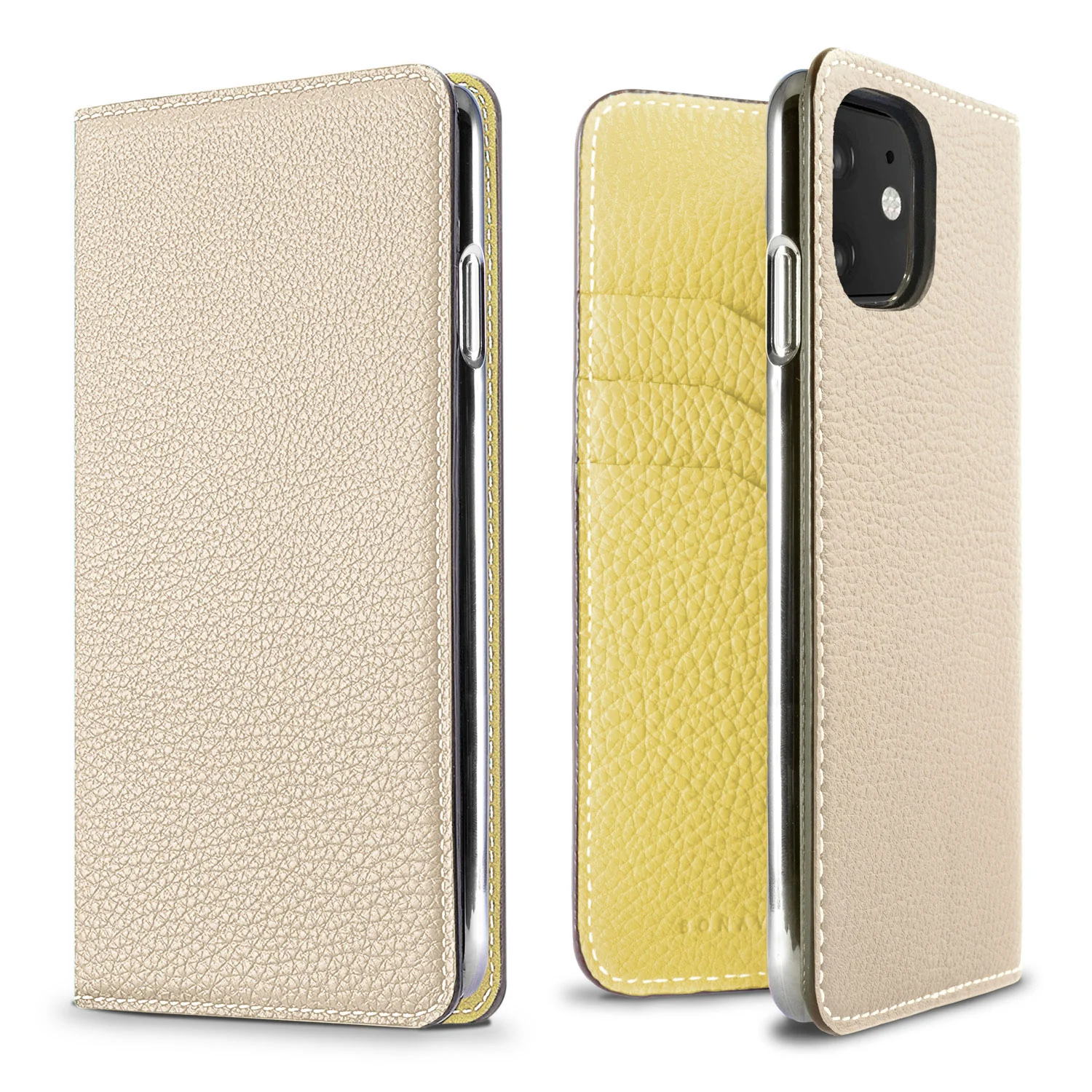 iPhone 11 Diary Case Shrink Leather - Image 8