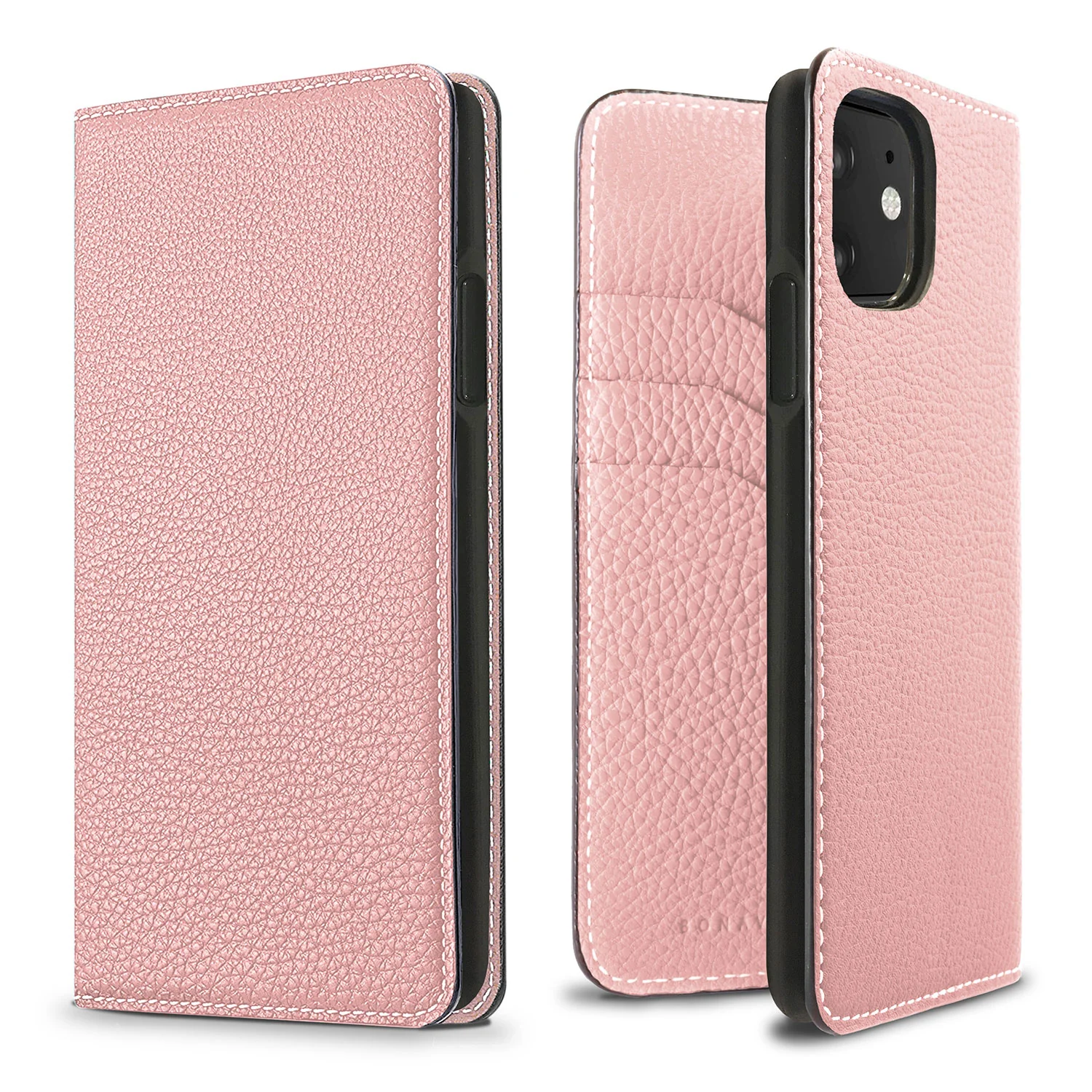 iPhone 11 Diary Case Shrink Leather - Image 9