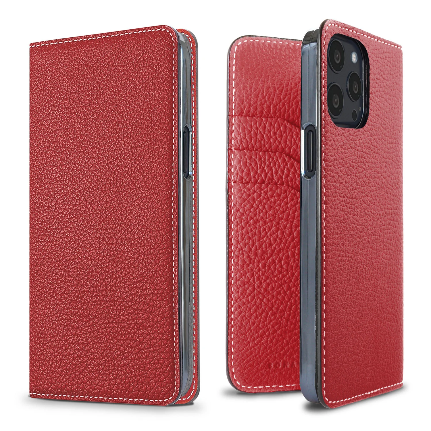 iPhone 13 Pro Diary Case Shrink Leather - Image 22