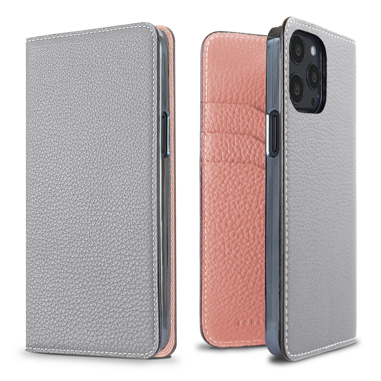 iPhone 13 Pro Diary Case Shrink Leather - Image 33