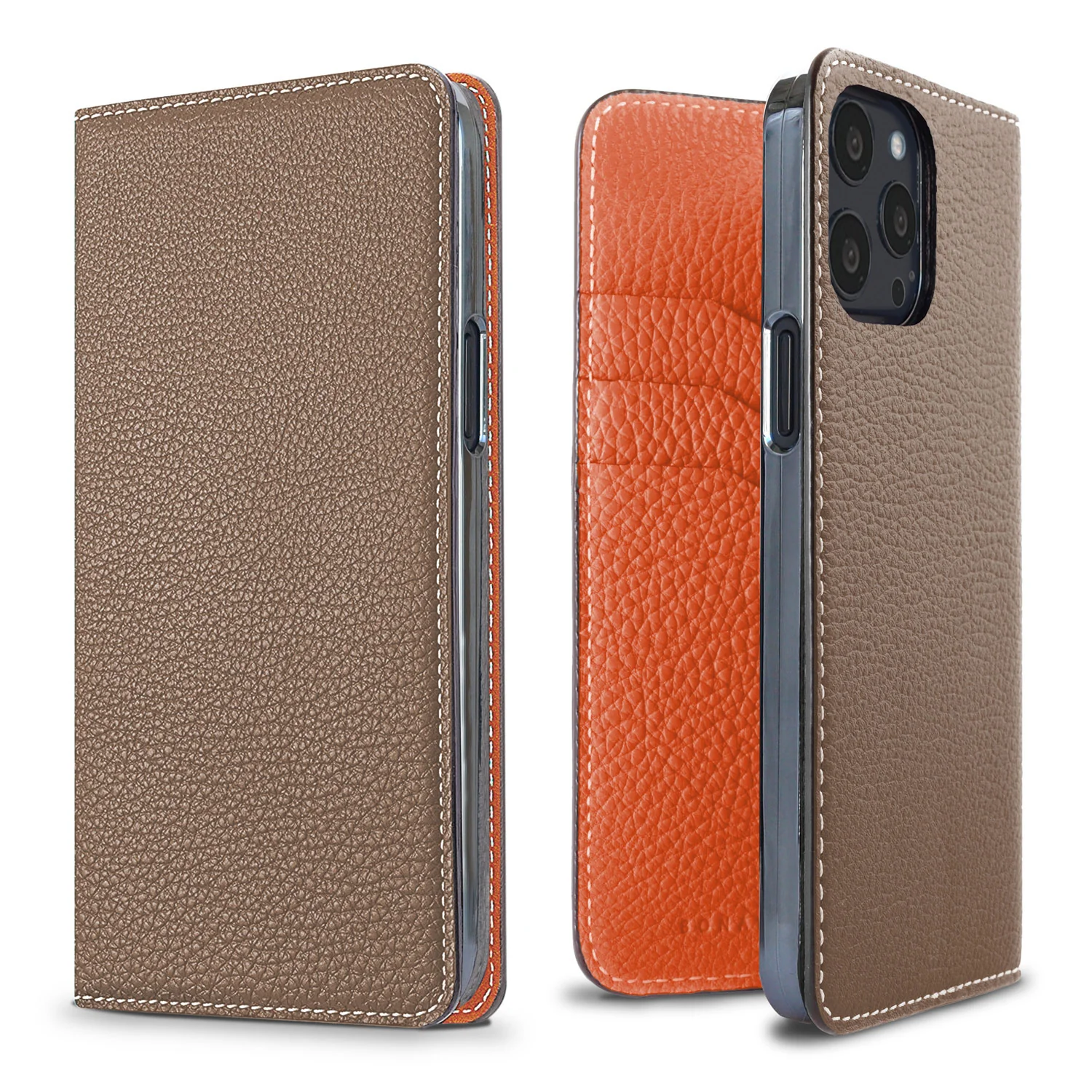 iPhone 13 Pro Diary Case Shrink Leather - Image 7