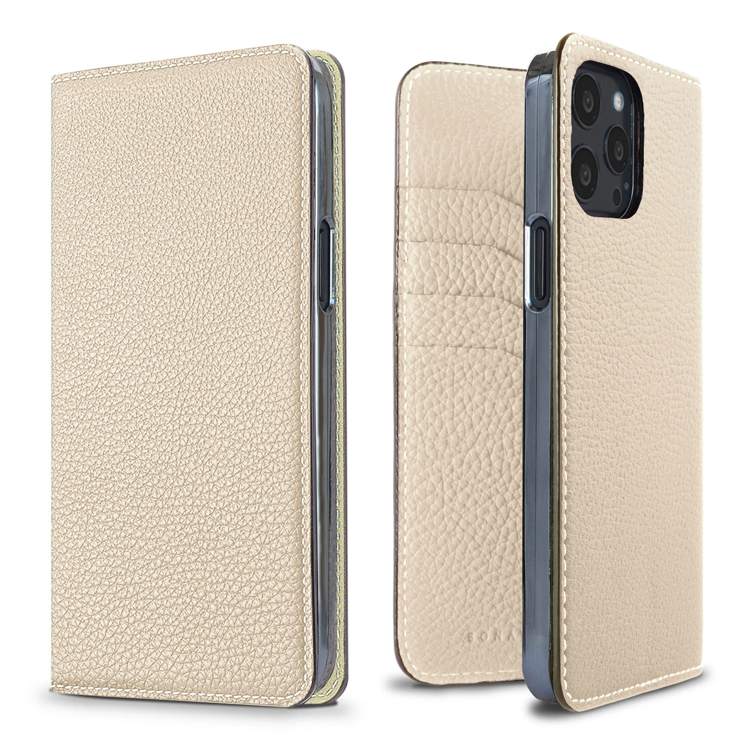 iPhone 13 Pro Max Diary Case Shrink Leather - Image 12