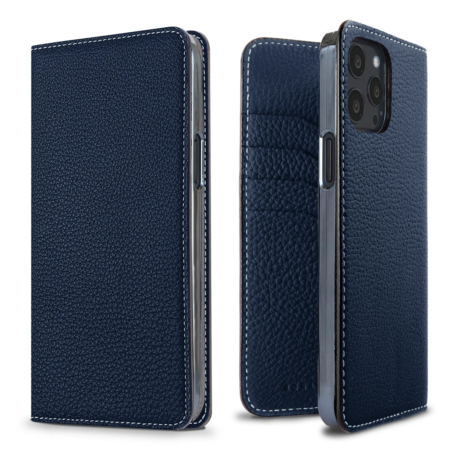 iPhone 13 Pro Max Diary Case Shrink Leather - Image 24
