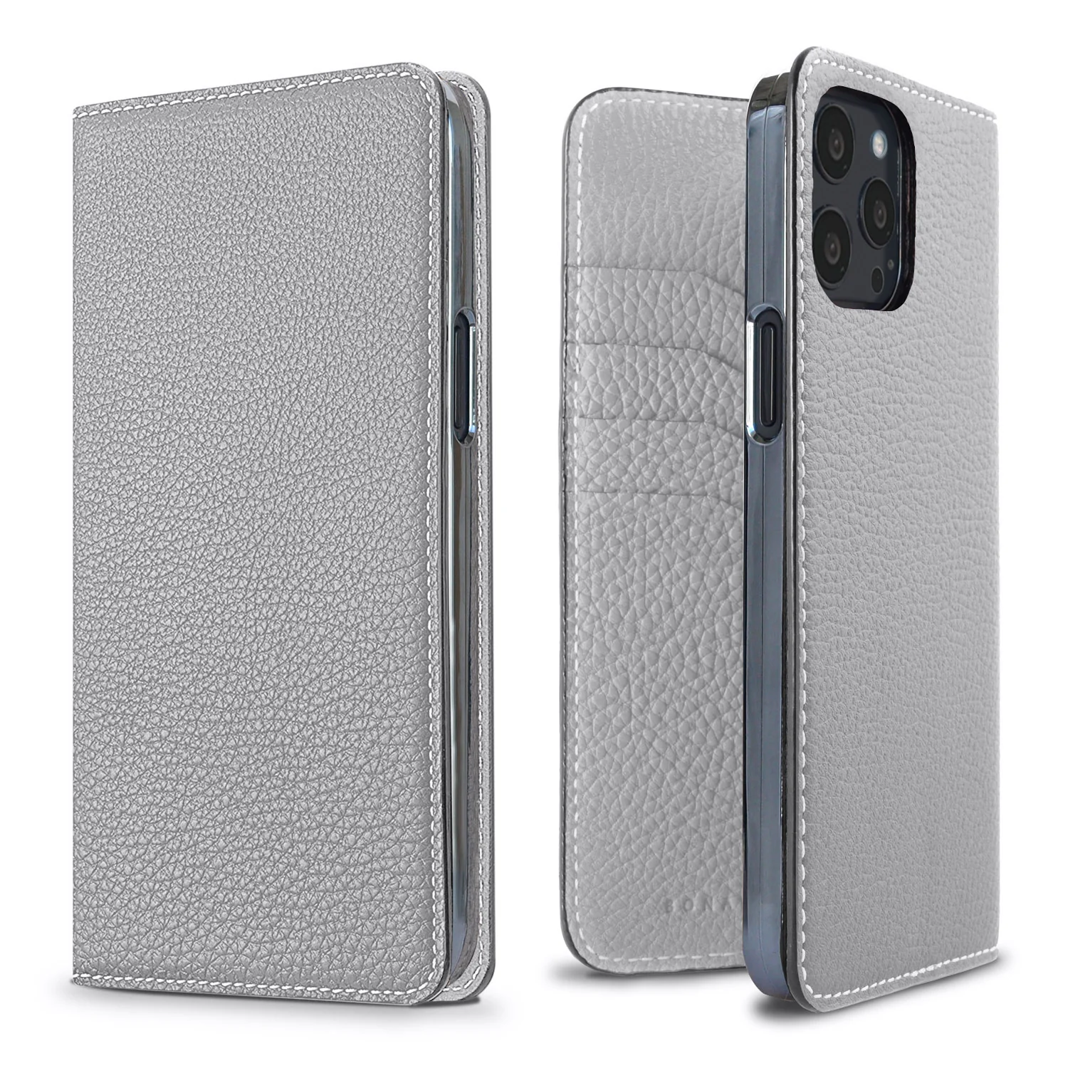 iPhone 13 Pro Max Diary Case Shrink Leather - Image 26