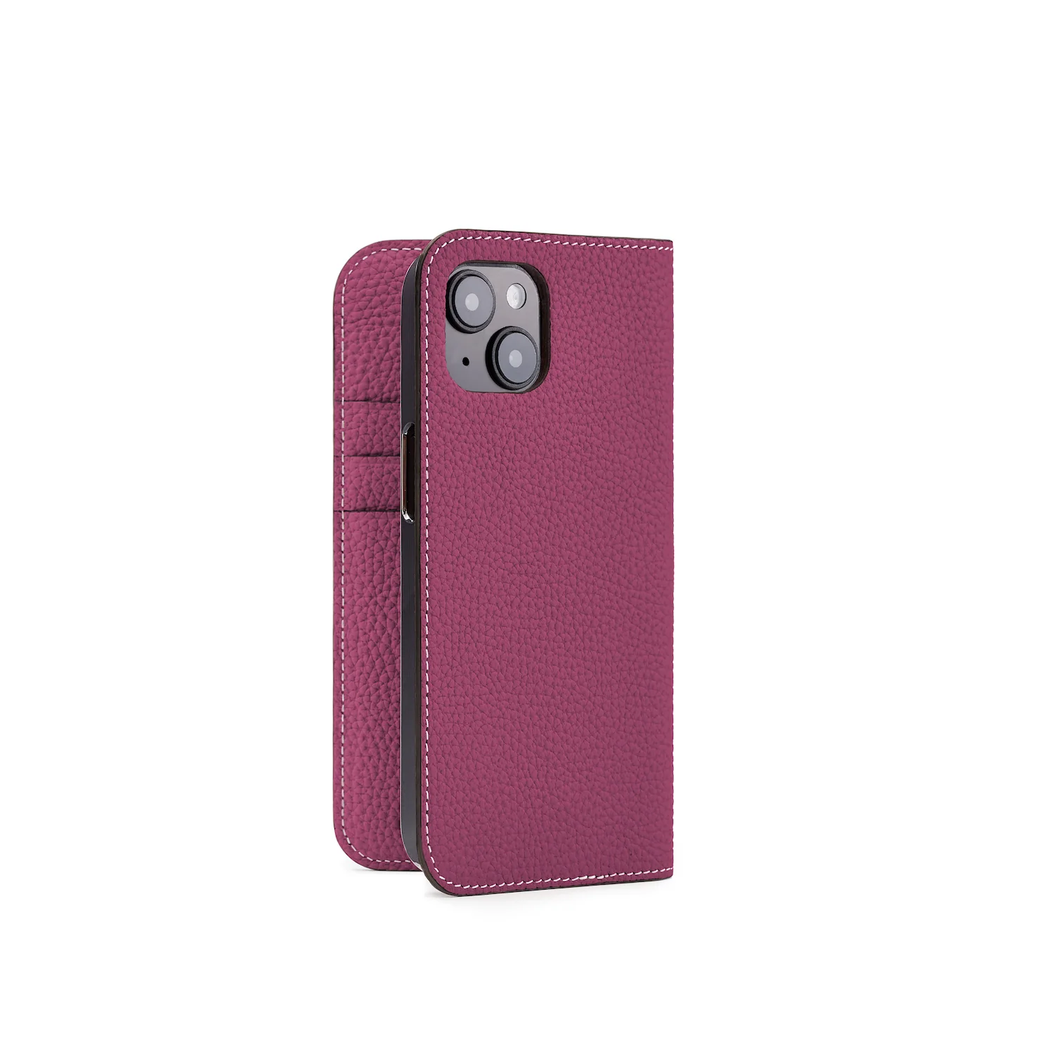 iPhone 14 Diary Case Shrink Leather - Image 18
