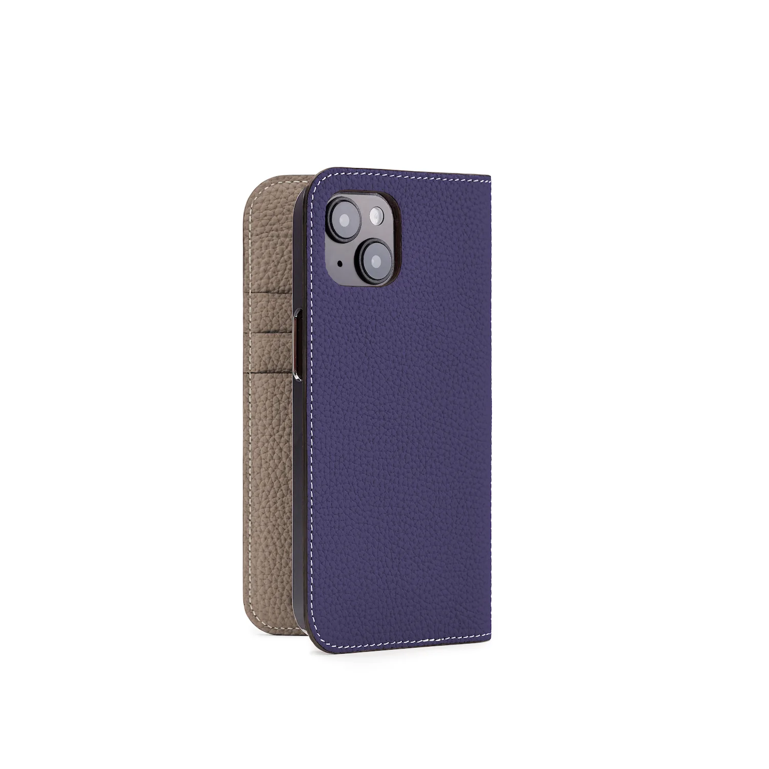 iPhone 14 Diary Case Shrink Leather - Image 25