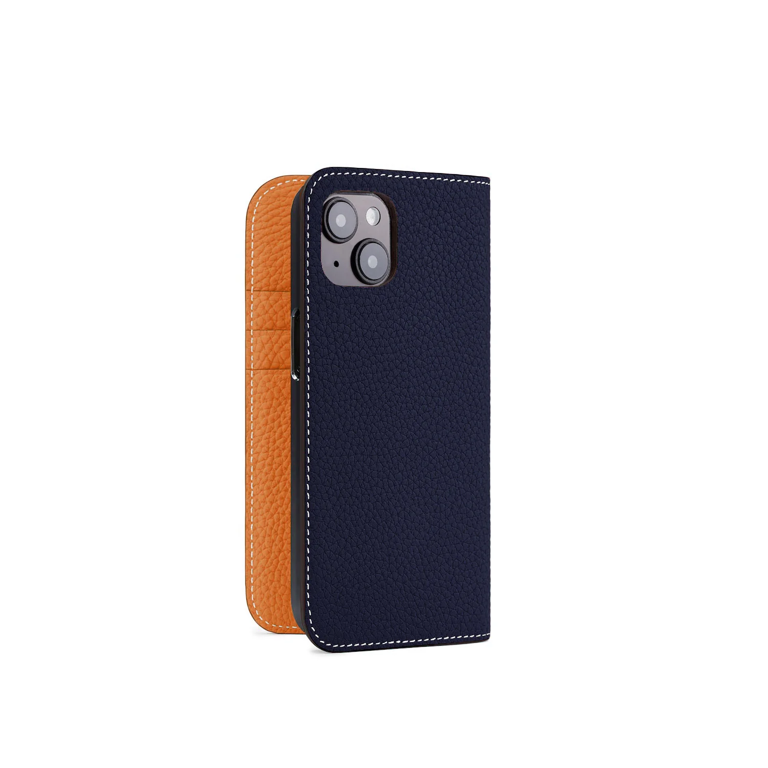 iPhone 14 Diary Case Shrink Leather - Image 28