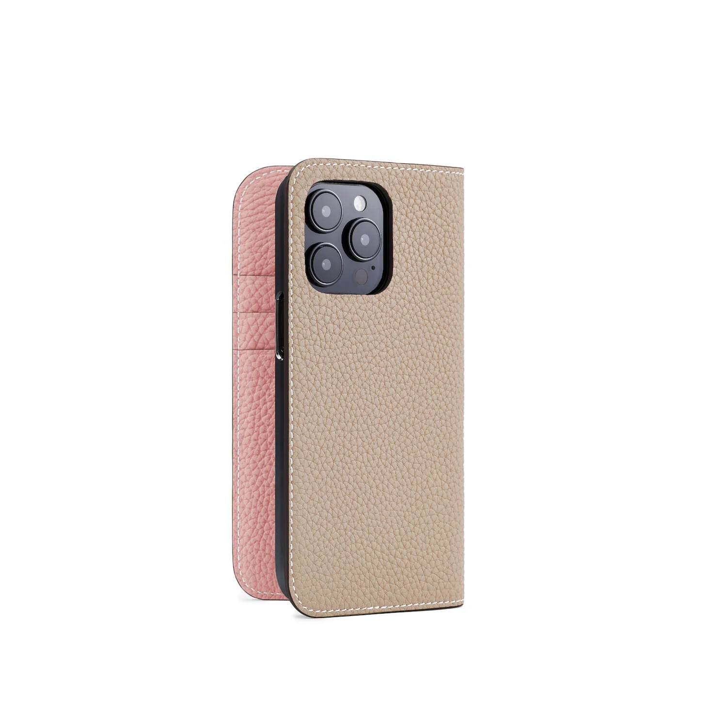 iPhone 14 Pro Diary Case Shrink Leather - Image 2