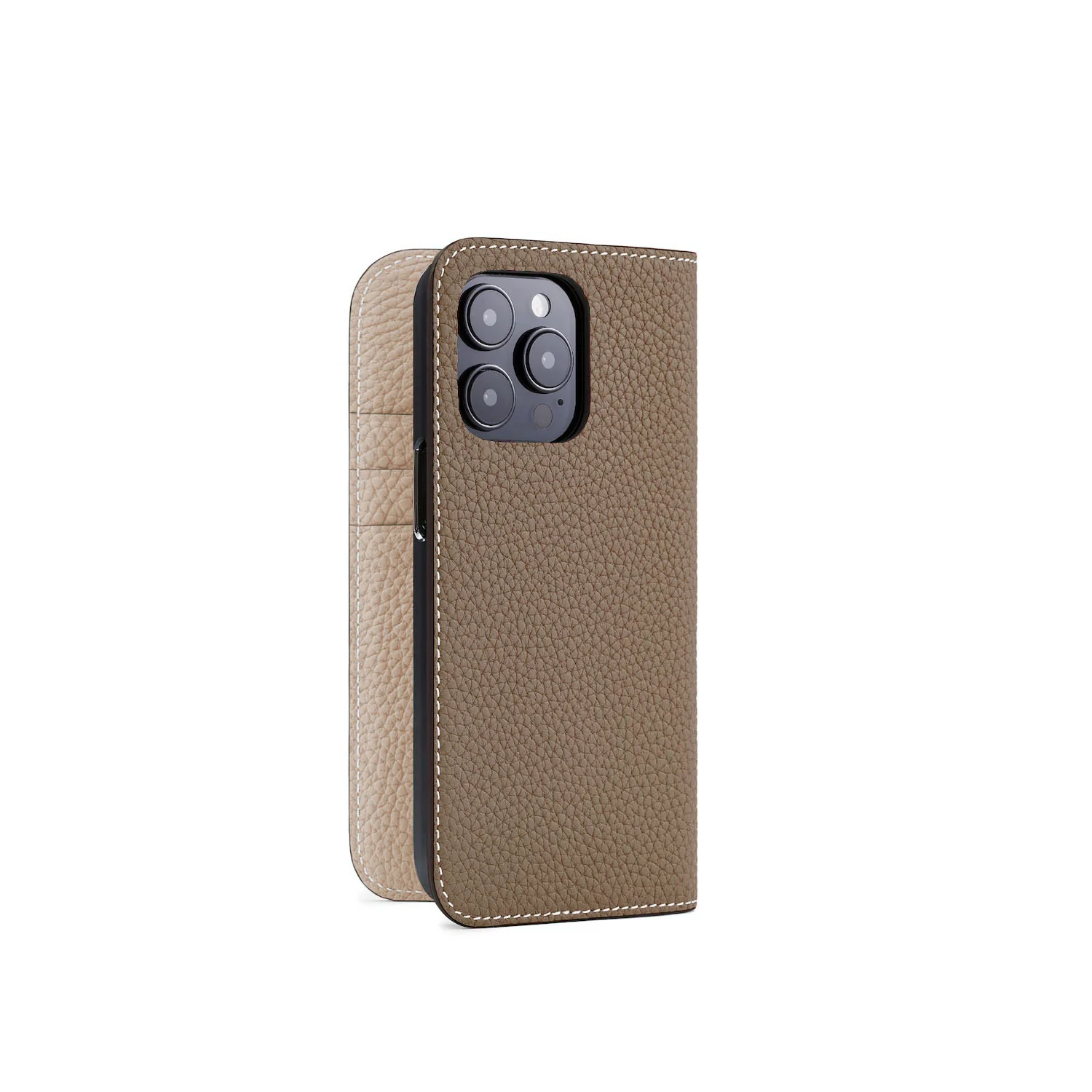 iPhone 14 Pro Diary Case Shrink Leather - Image 6