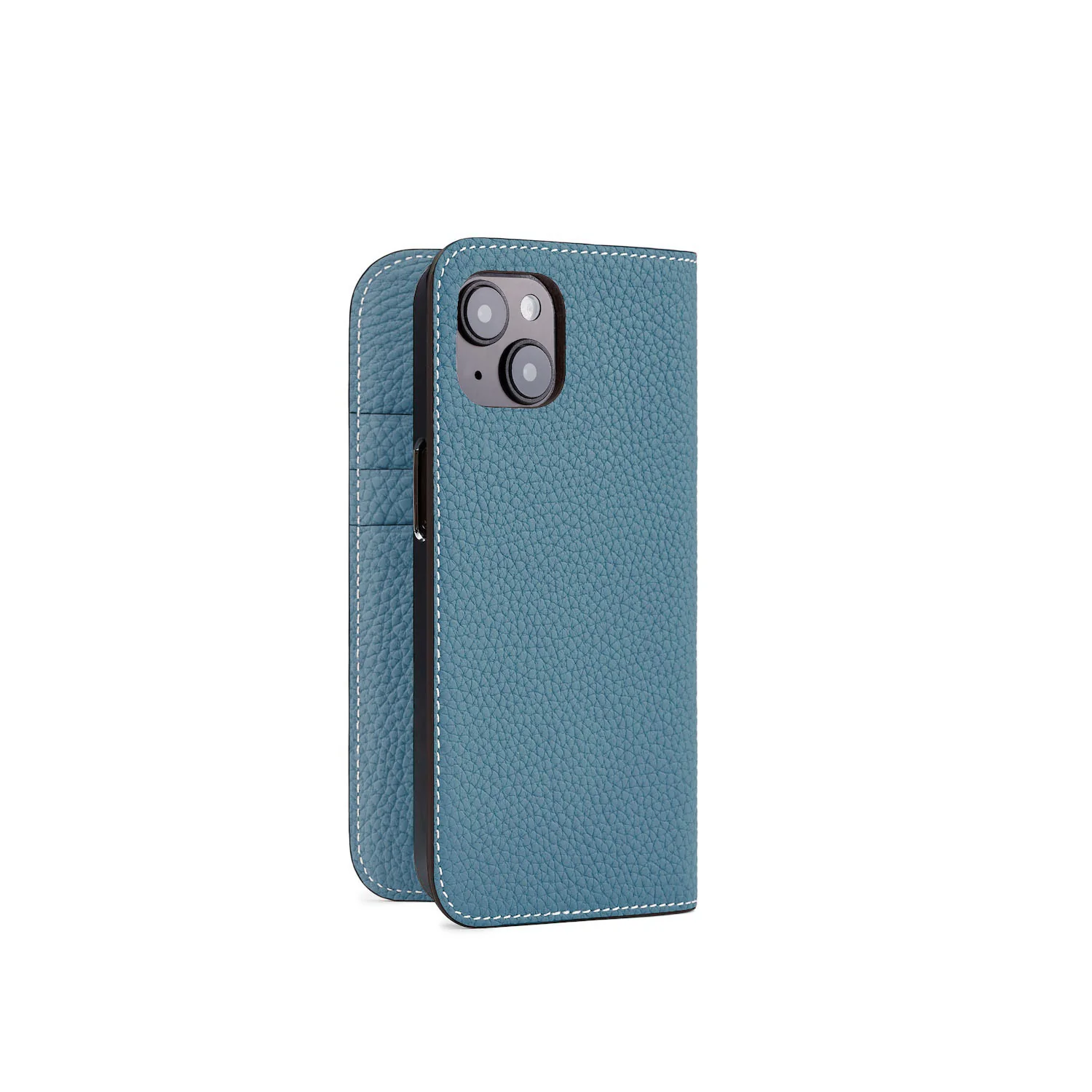 iPhone 15 Diary Case Shrink Leather - Image 15