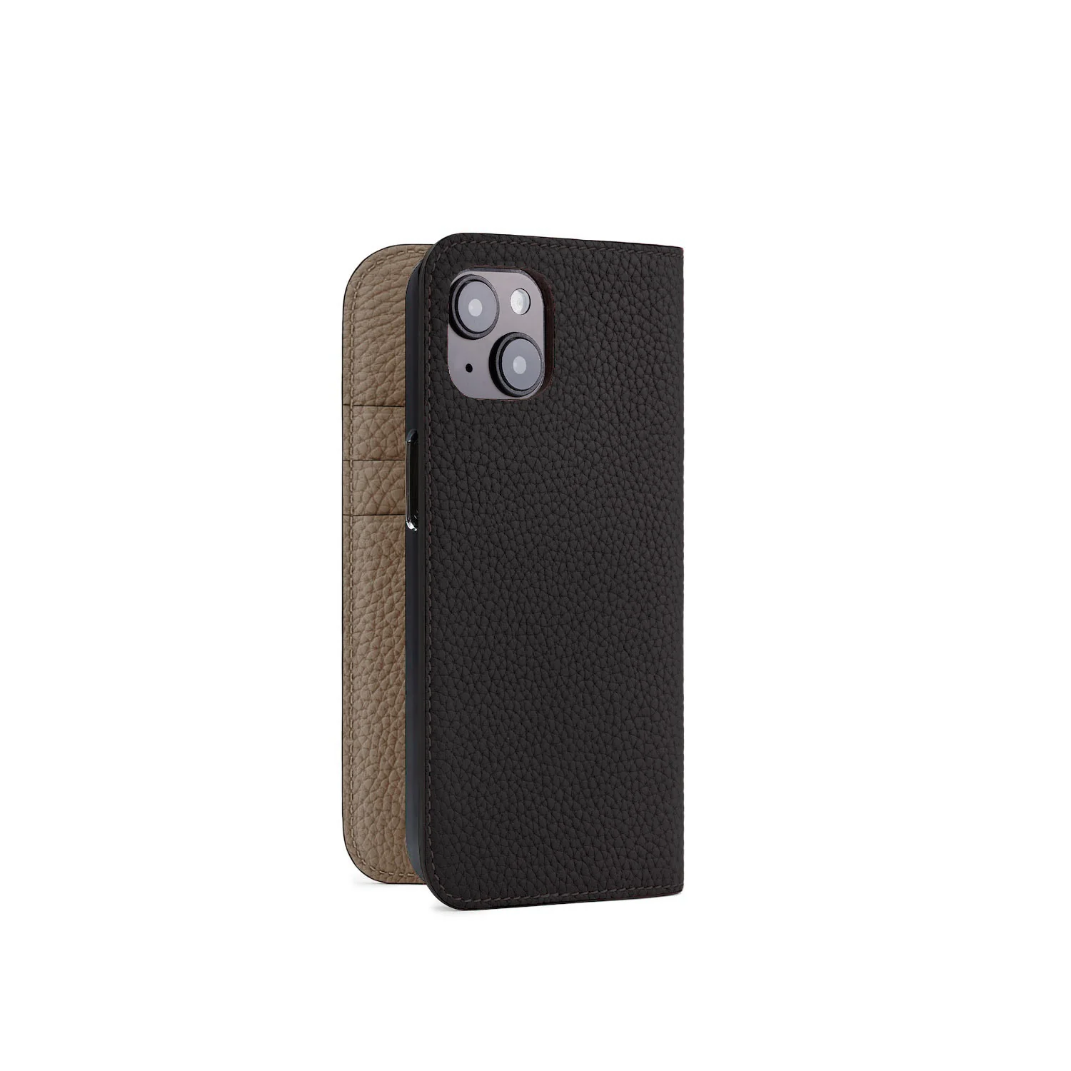 iPhone 15 Diary Case Shrink Leather - Image 22