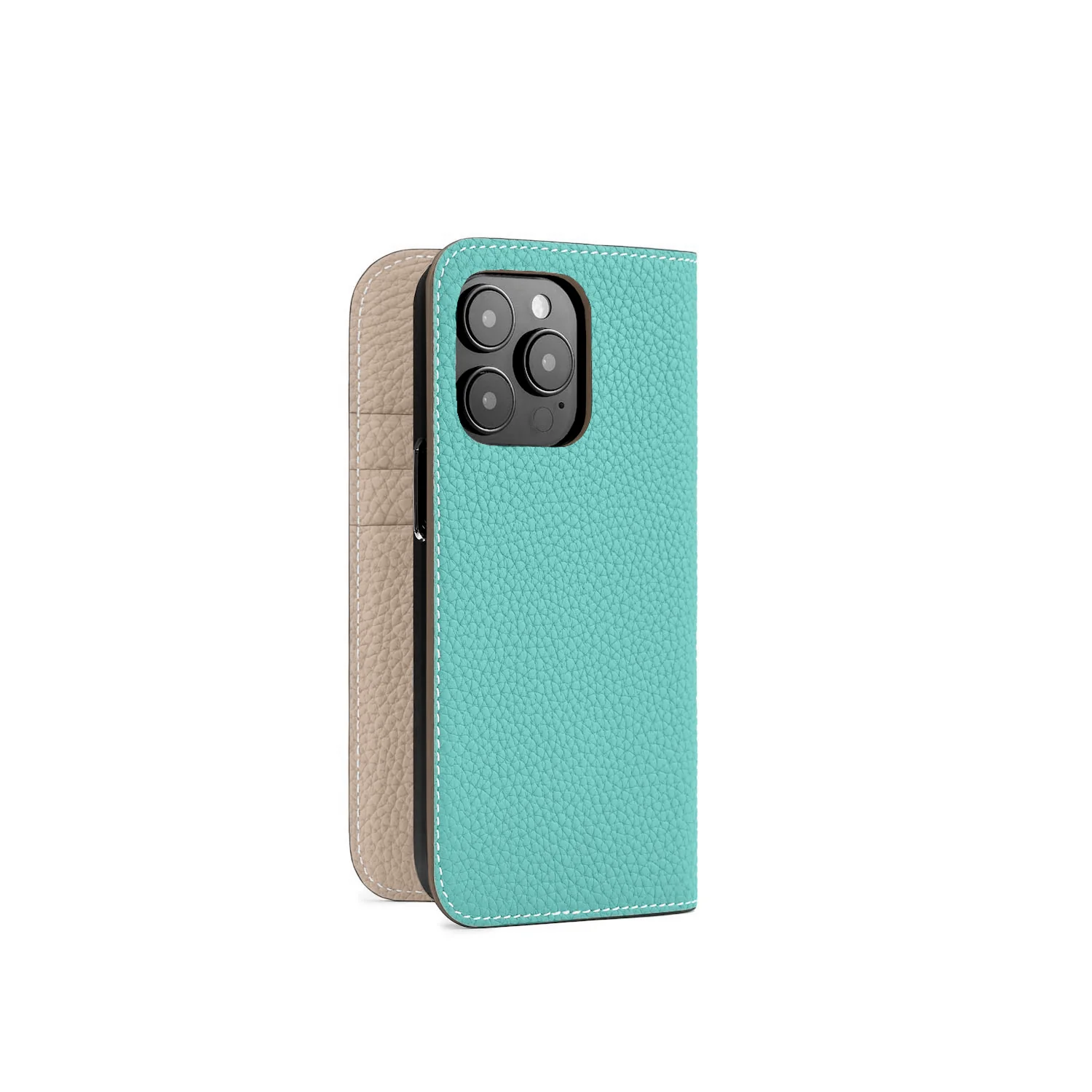 iPhone 15 Pro Diary Case Shrink Leather - Image 14