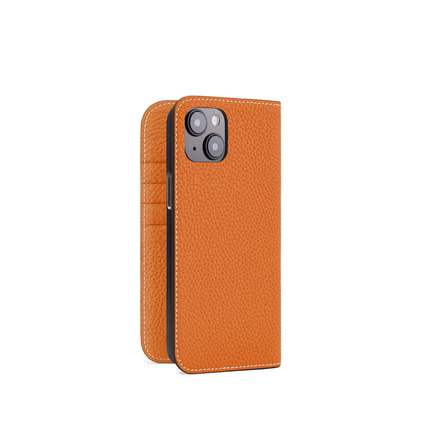 iPhone 15 Plus Diary Case Shrink Leather - Image 11