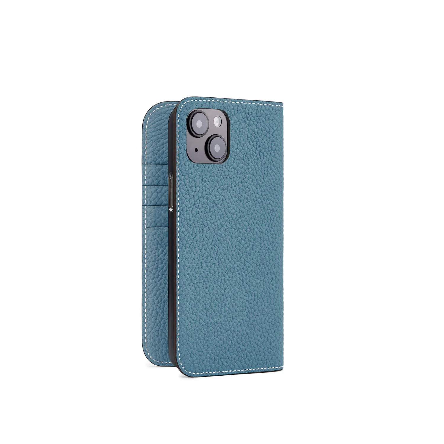 iPhone 15 Plus Diary Case Shrink Leather - Image 13