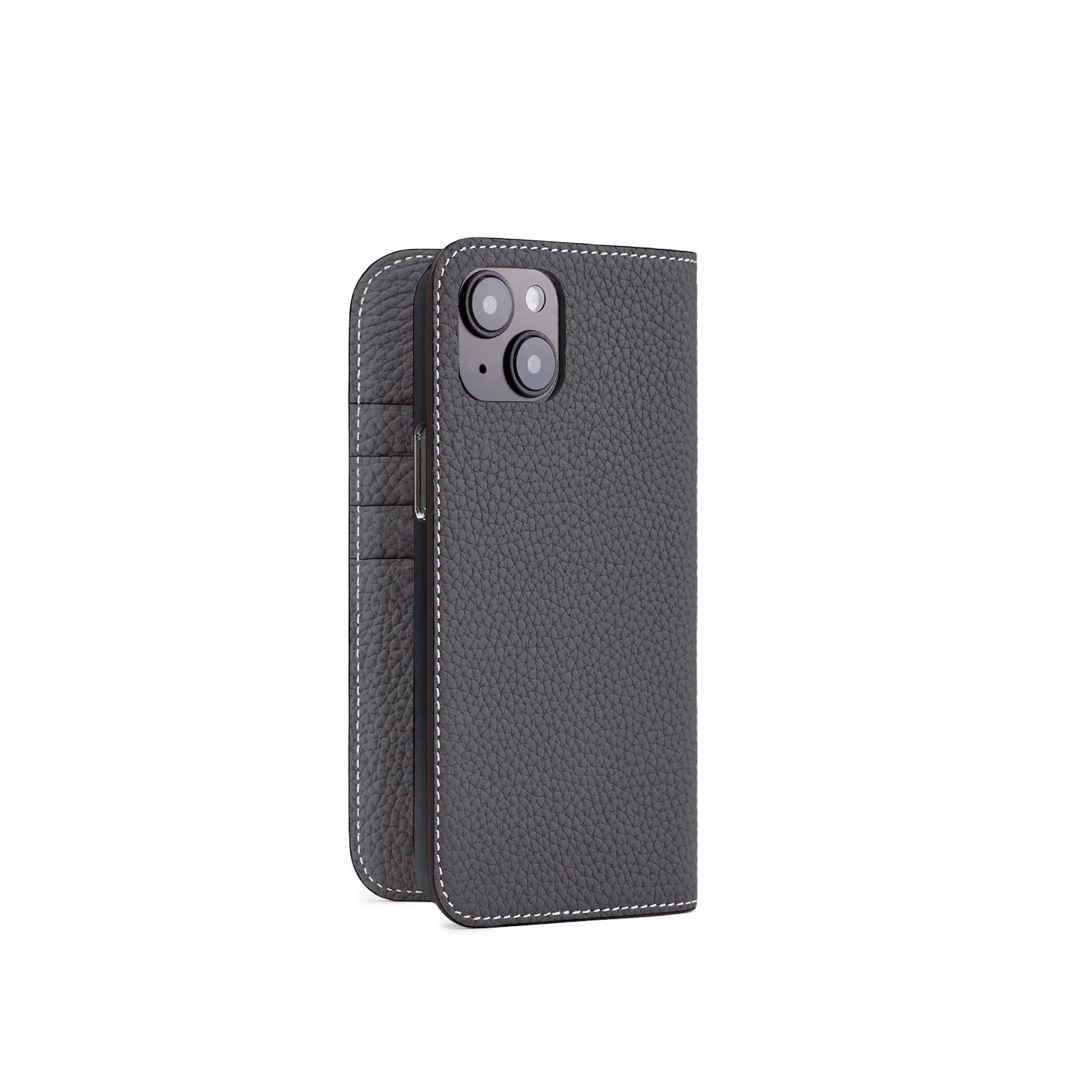 iPhone 15 Plus Diary Case Shrink Leather - Image 16
