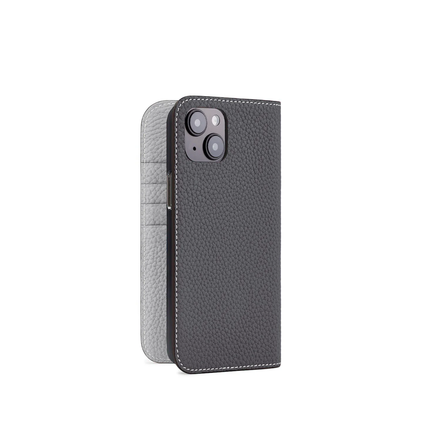 iPhone 15 Plus Diary Case Shrink Leather - Image 17