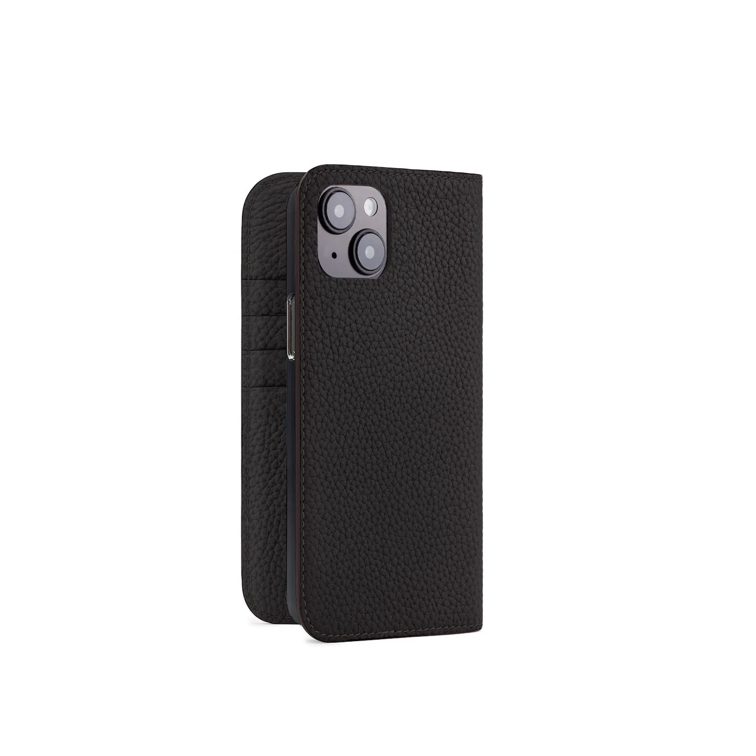 iPhone 15 Plus Diary Case Shrink Leather - Image 18
