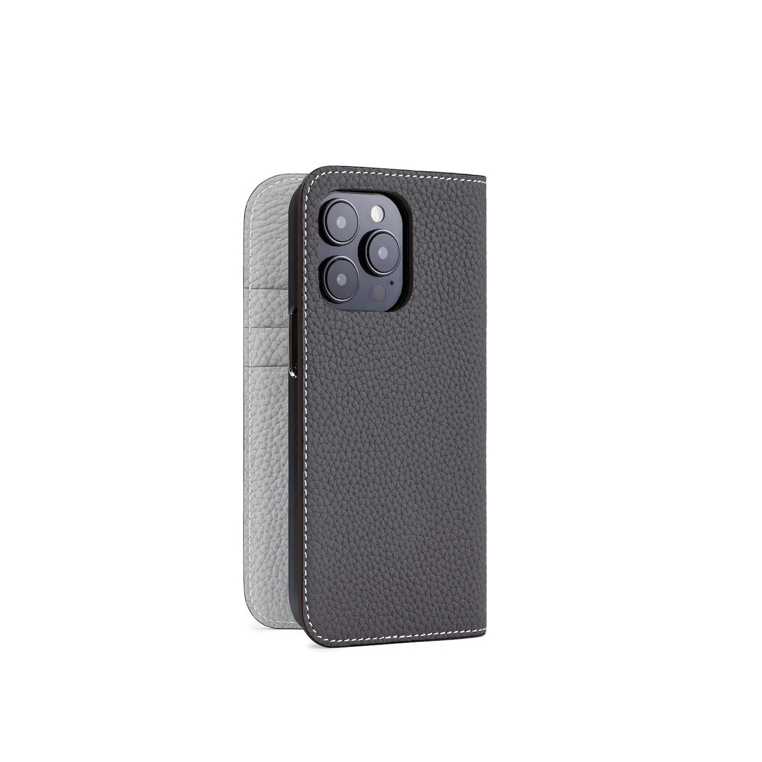 iPhone 15 Pro Diary Case Shrink Leather - Image 13