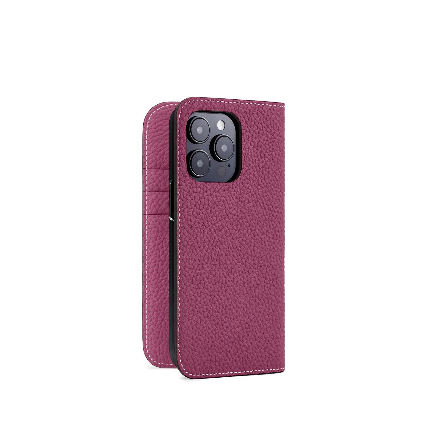 iPhone 15 Pro Diary Case Shrink Leather - Image 23