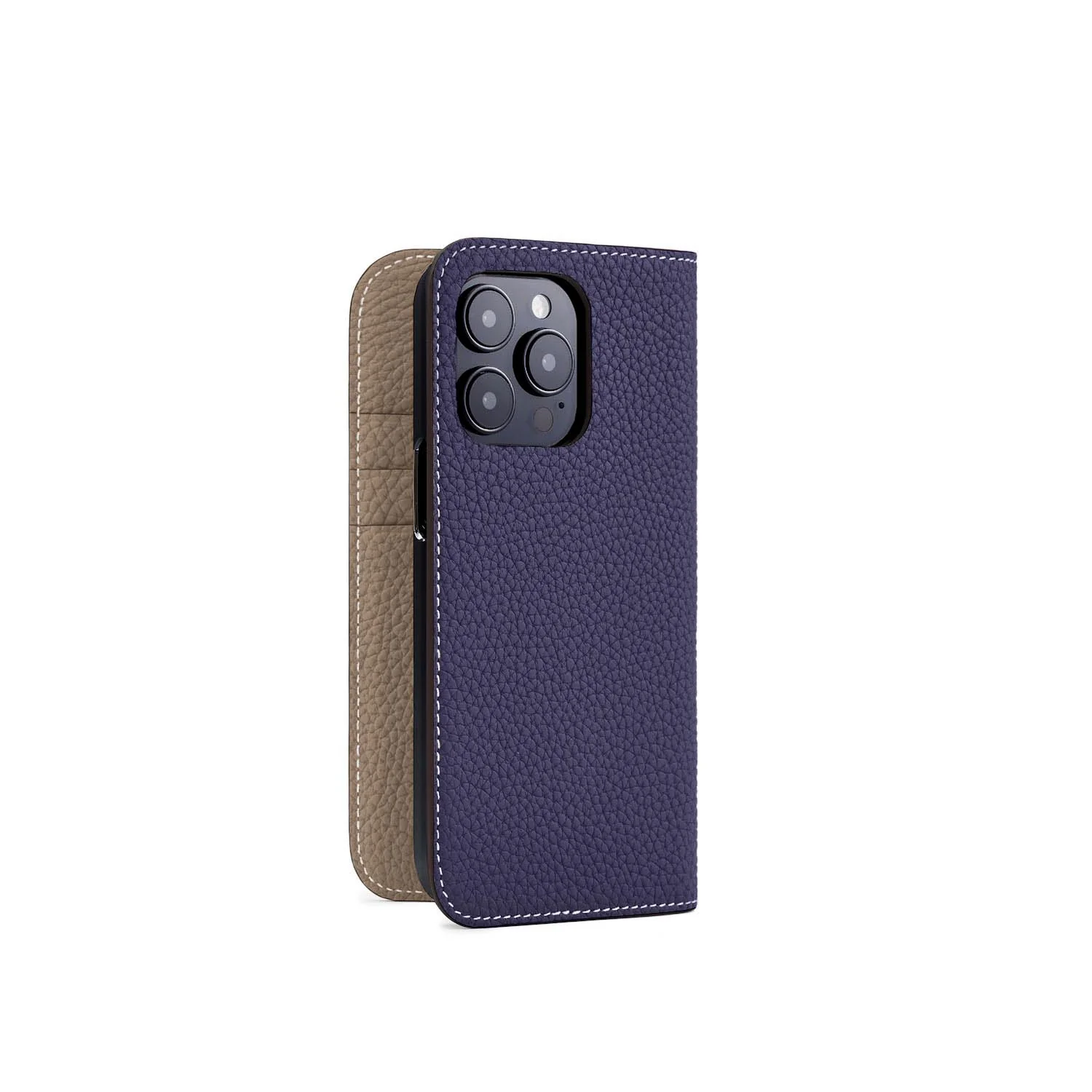 iPhone 15 Pro Diary Case Shrink Leather - Image 28