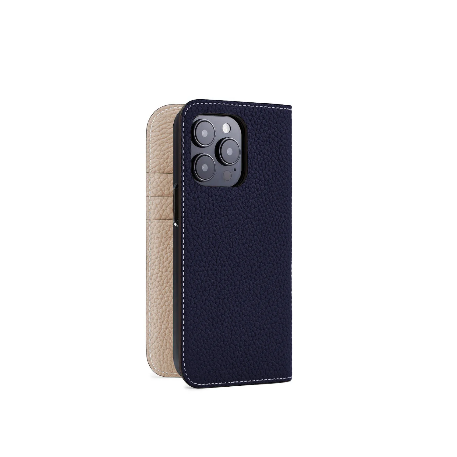 iPhone 15 Pro Diary Case Shrink Leather - Image 29