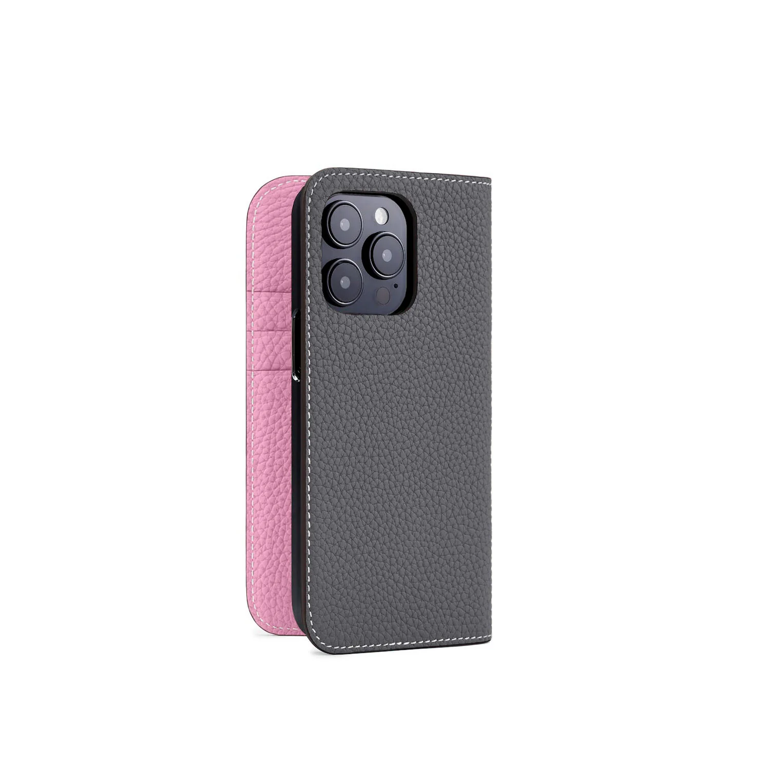 iPhone 15 Pro Diary Case Shrink Leather - Image 30