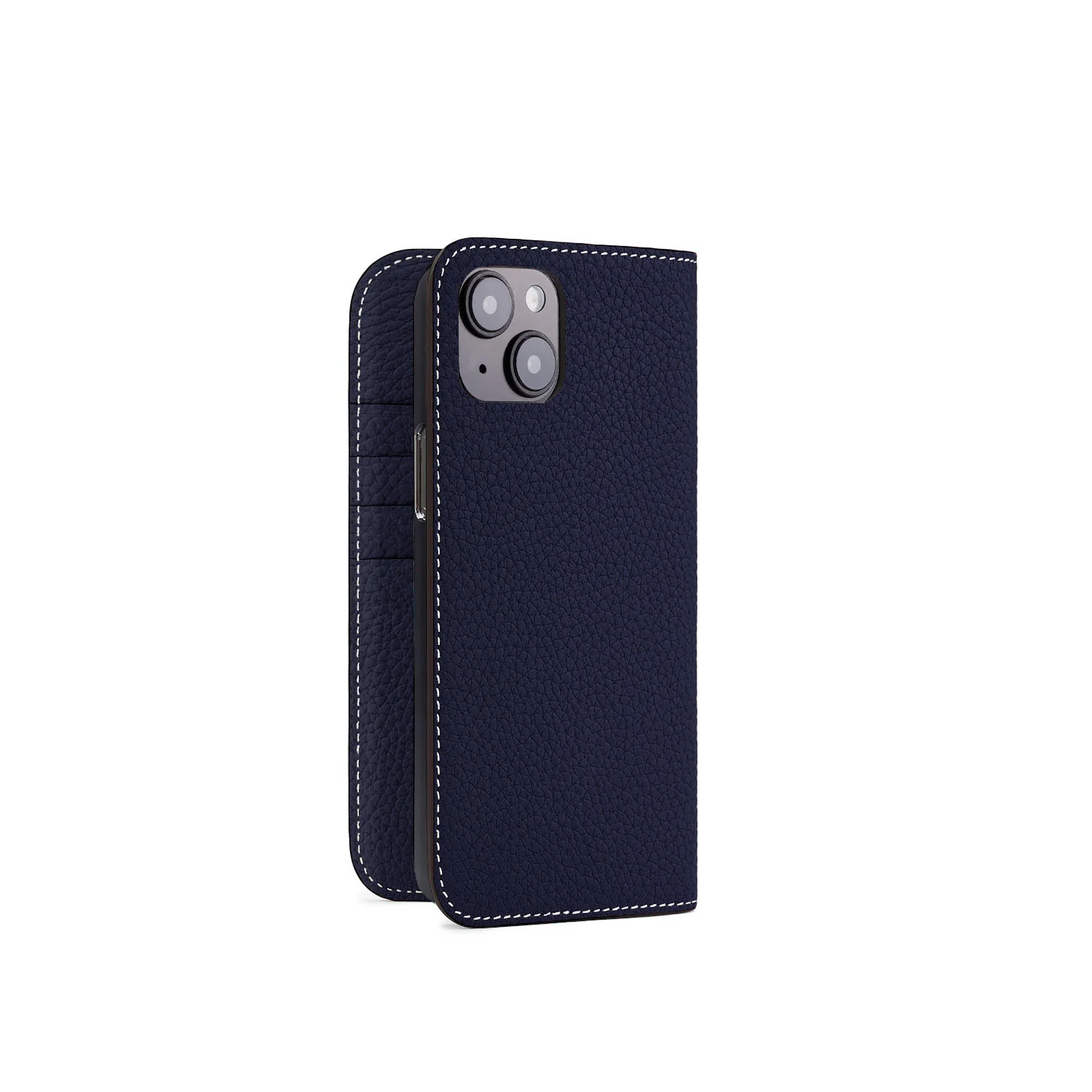 iPhone 15 Plus Diary Case Shrink Leather - Image 4