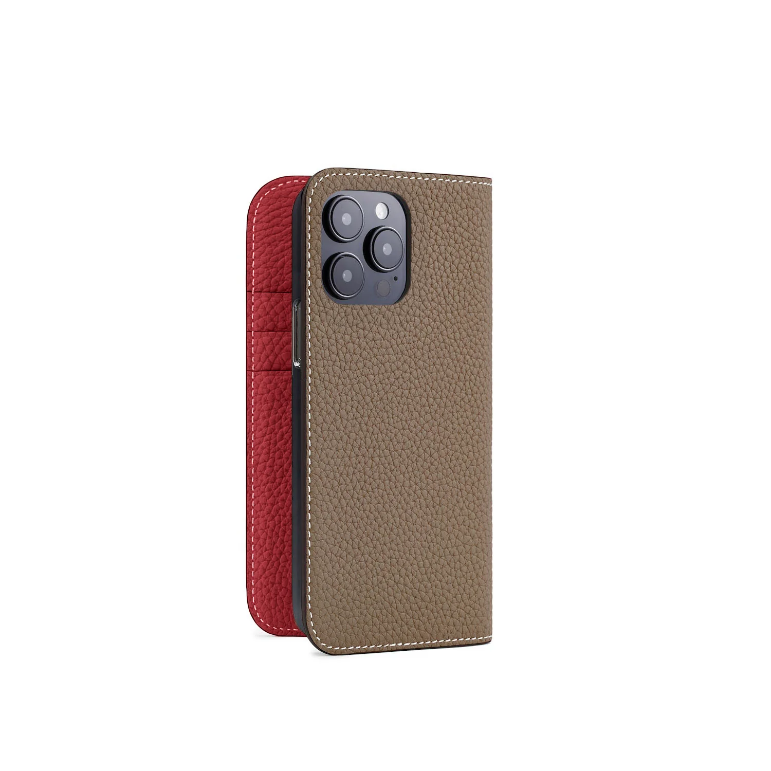 iPhone 15 Pro Max Diary Case Shrink Leather - Image 10