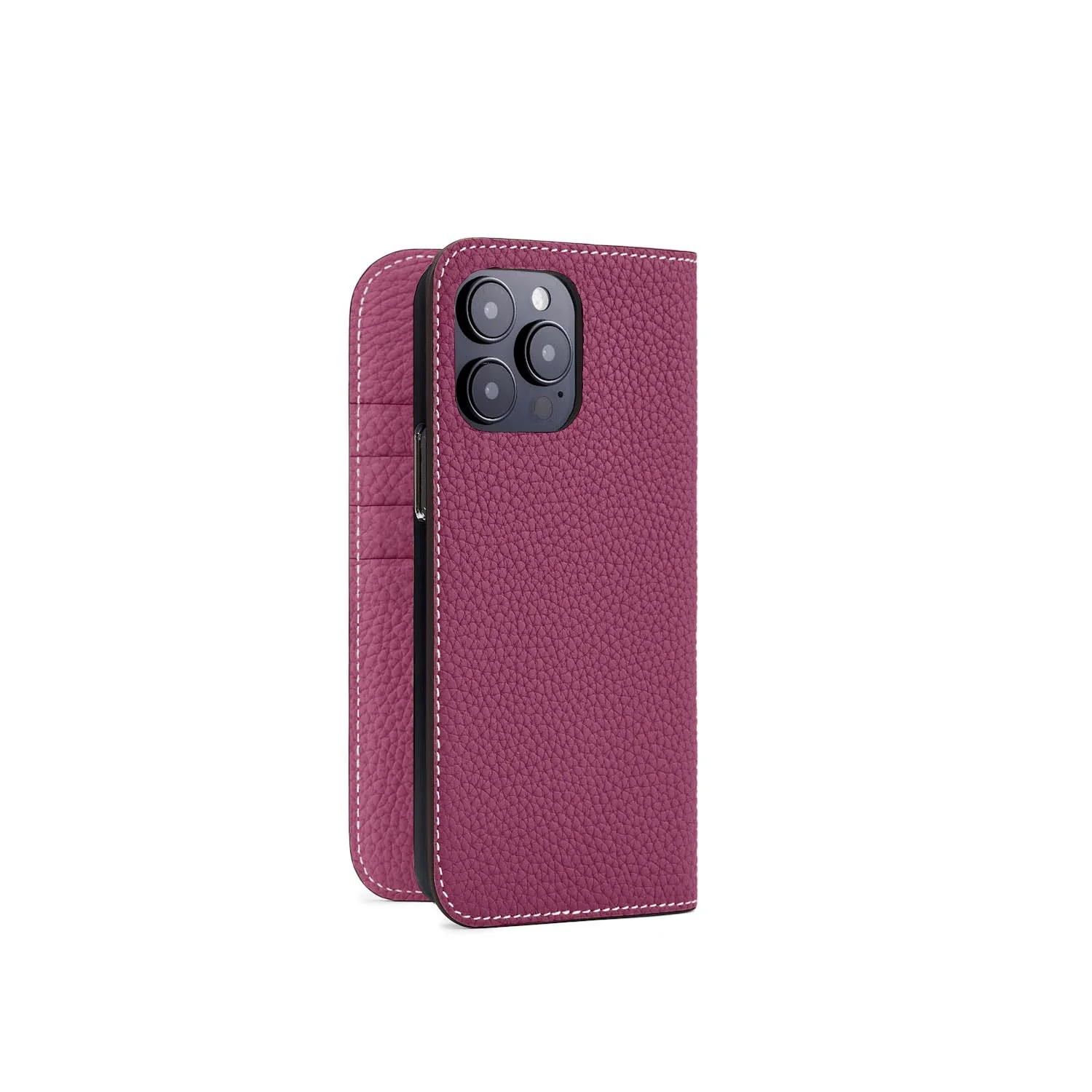iPhone 15 Pro Max Diary Case Shrink Leather - Image 14