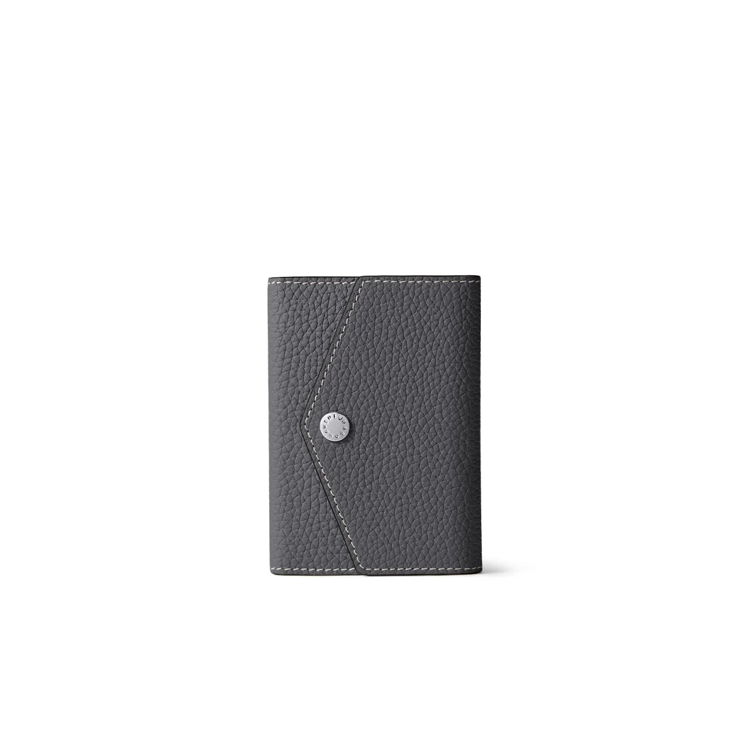 iPhone Back Cover Case with Snap Button Closure Mirror Pouch Shrink Leather - Image 4