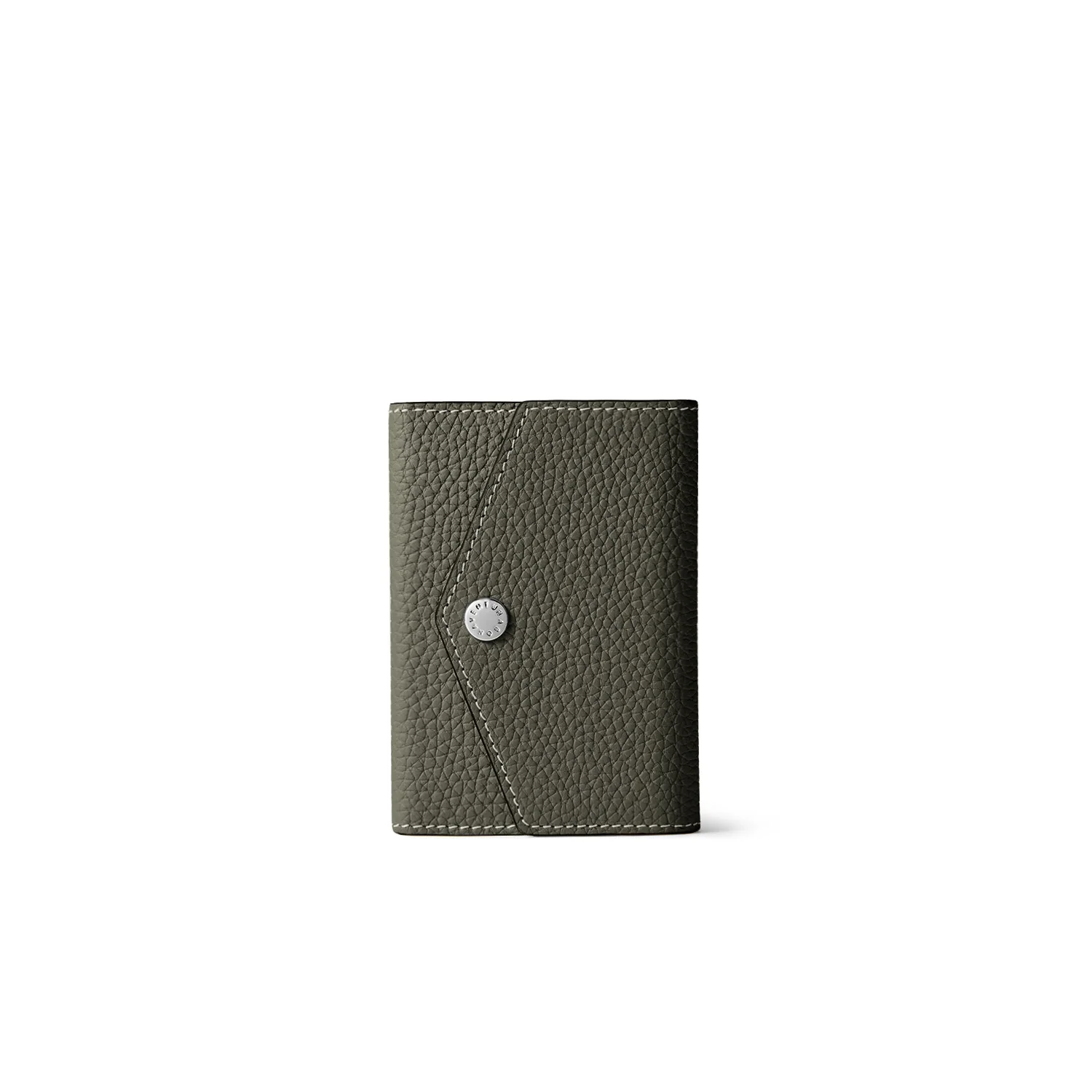 iPhone Back Cover Case with Snap Button Closure Mirror Pouch Shrink Leather - Image 6